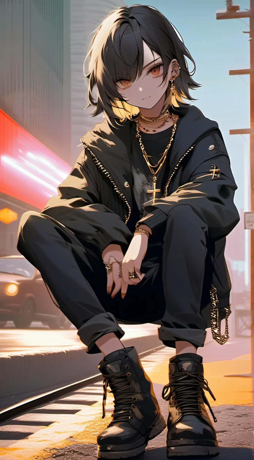 ai character: Raven background