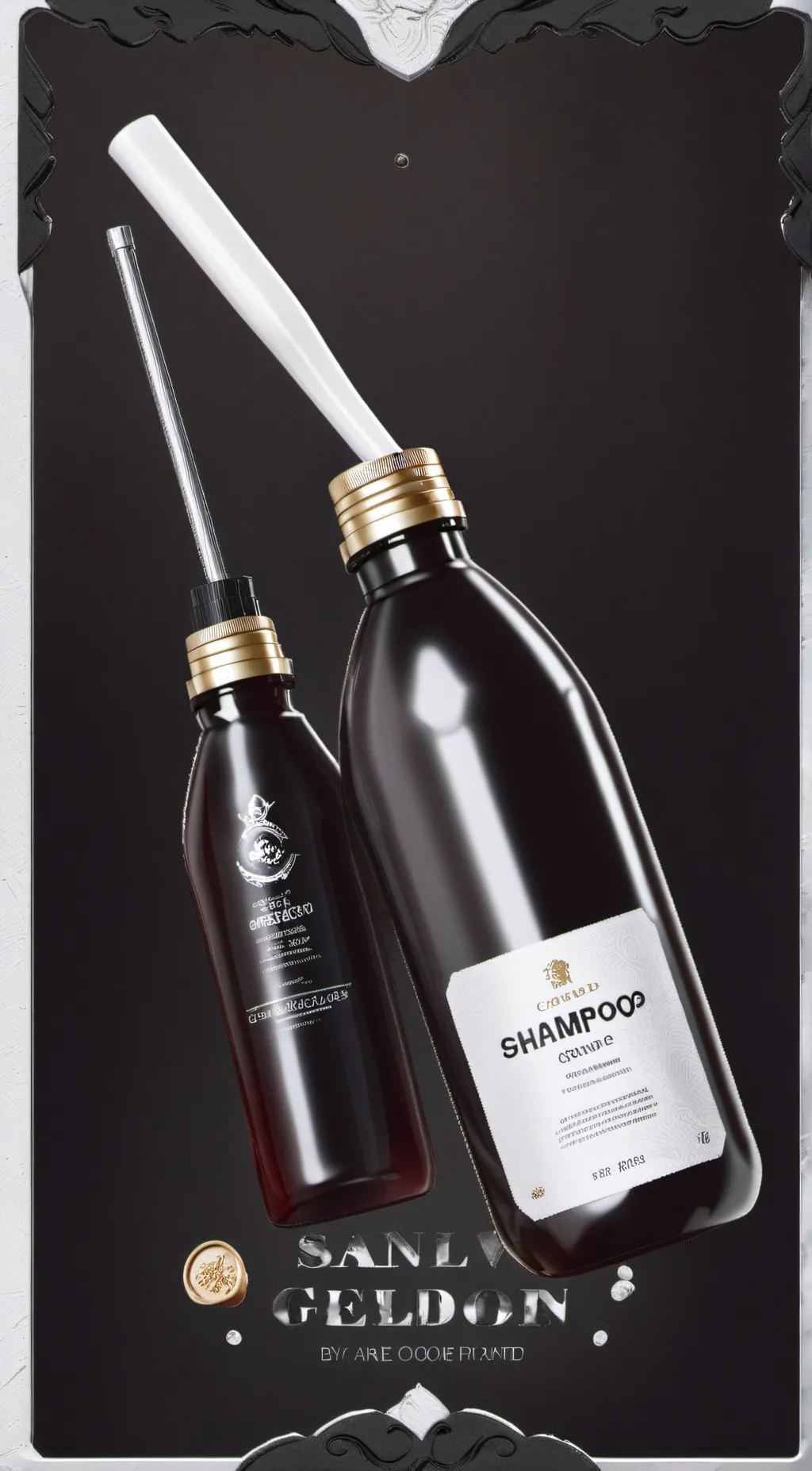 ai character: i swallow shampoo  background