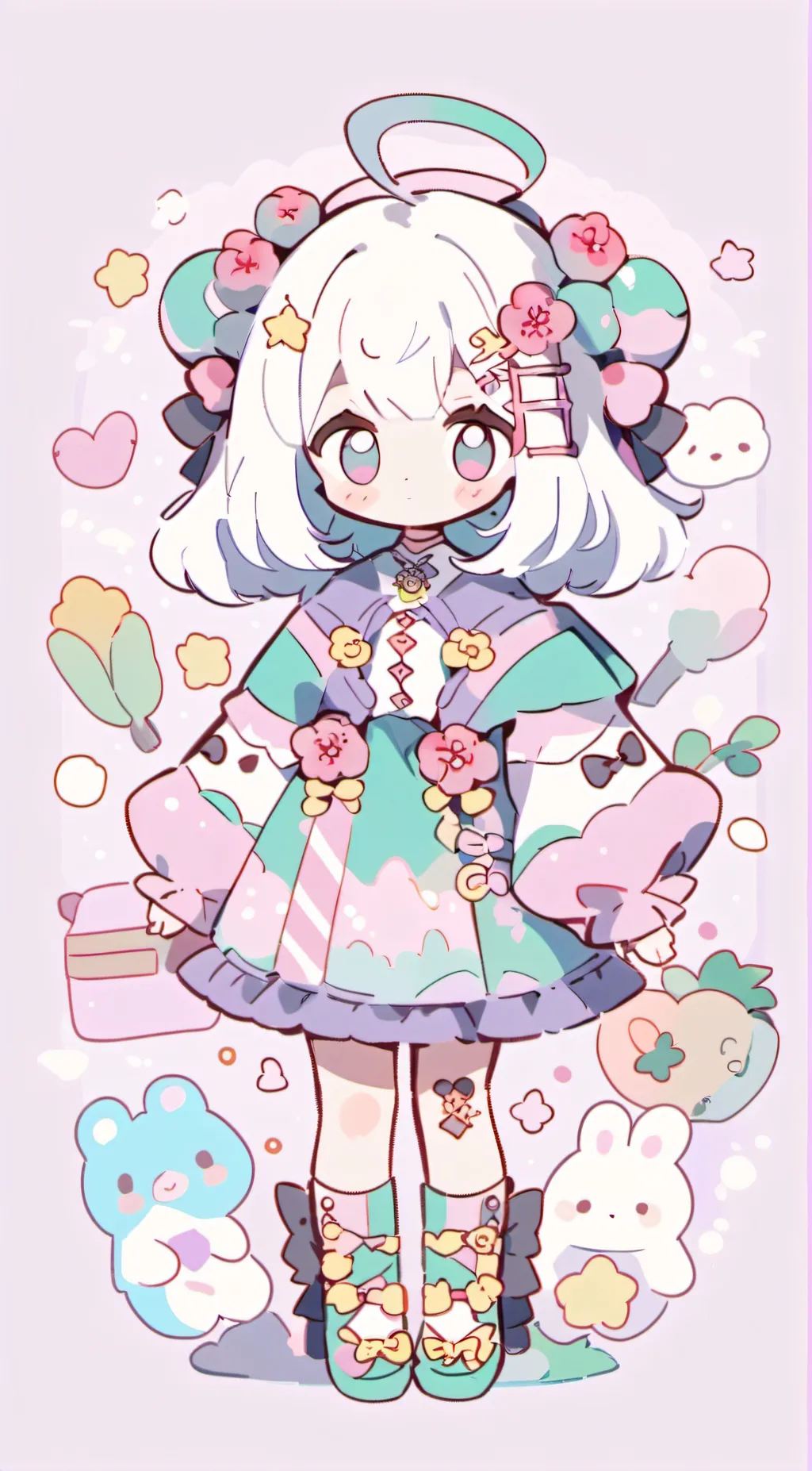 ai character: maple background