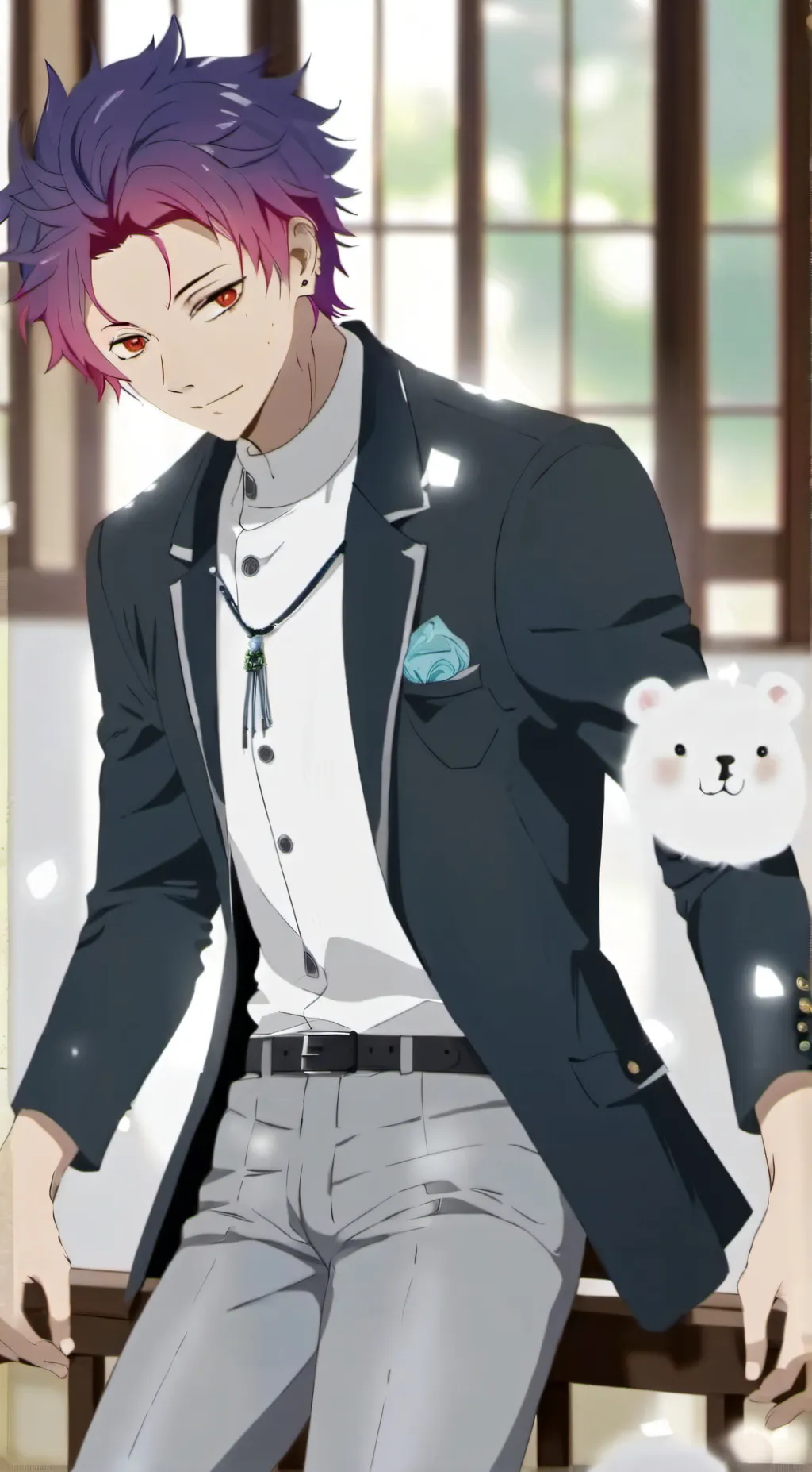 ai character: girl mitsuri😏😏😏 background