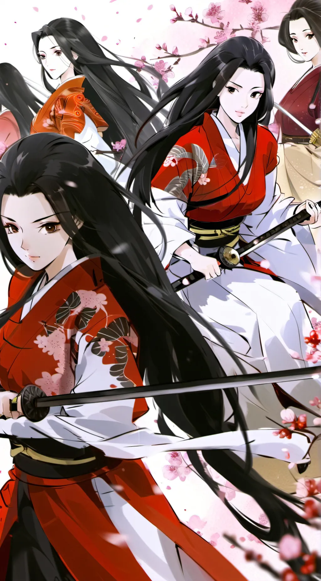 ai character: The Samurai Brides background