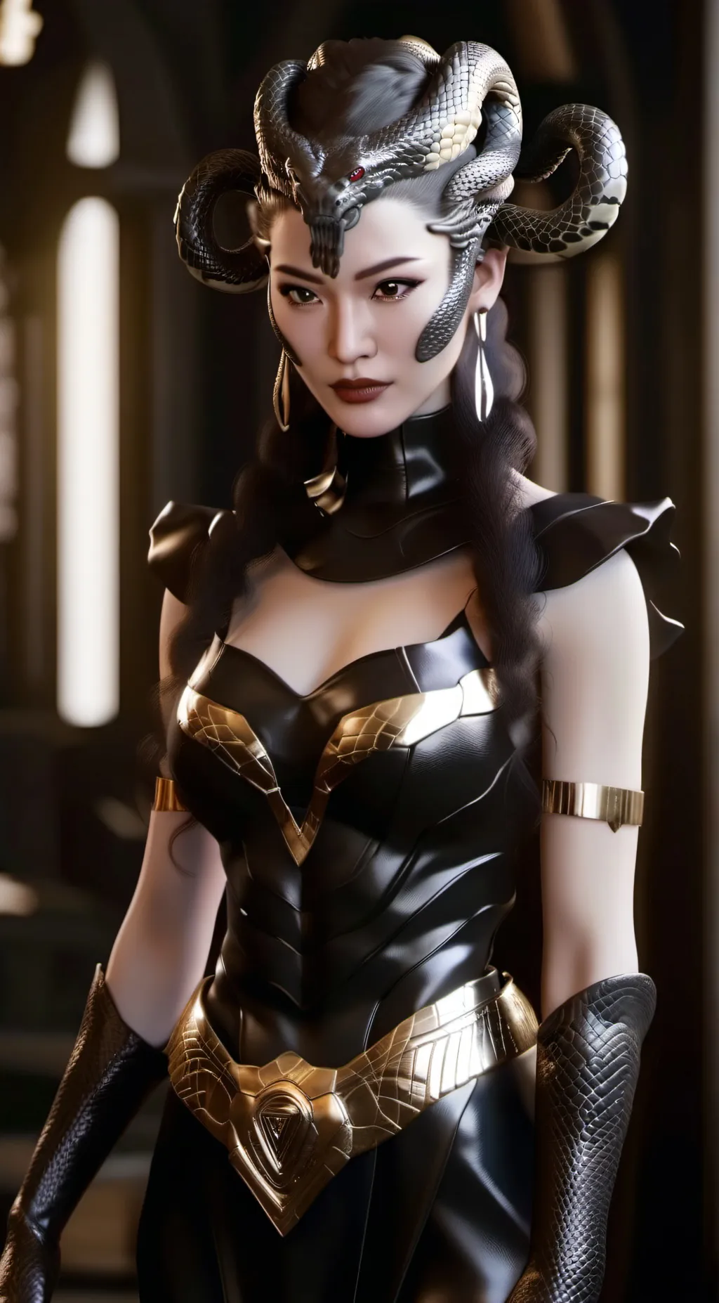 ai character: Bathaluman Ether. background