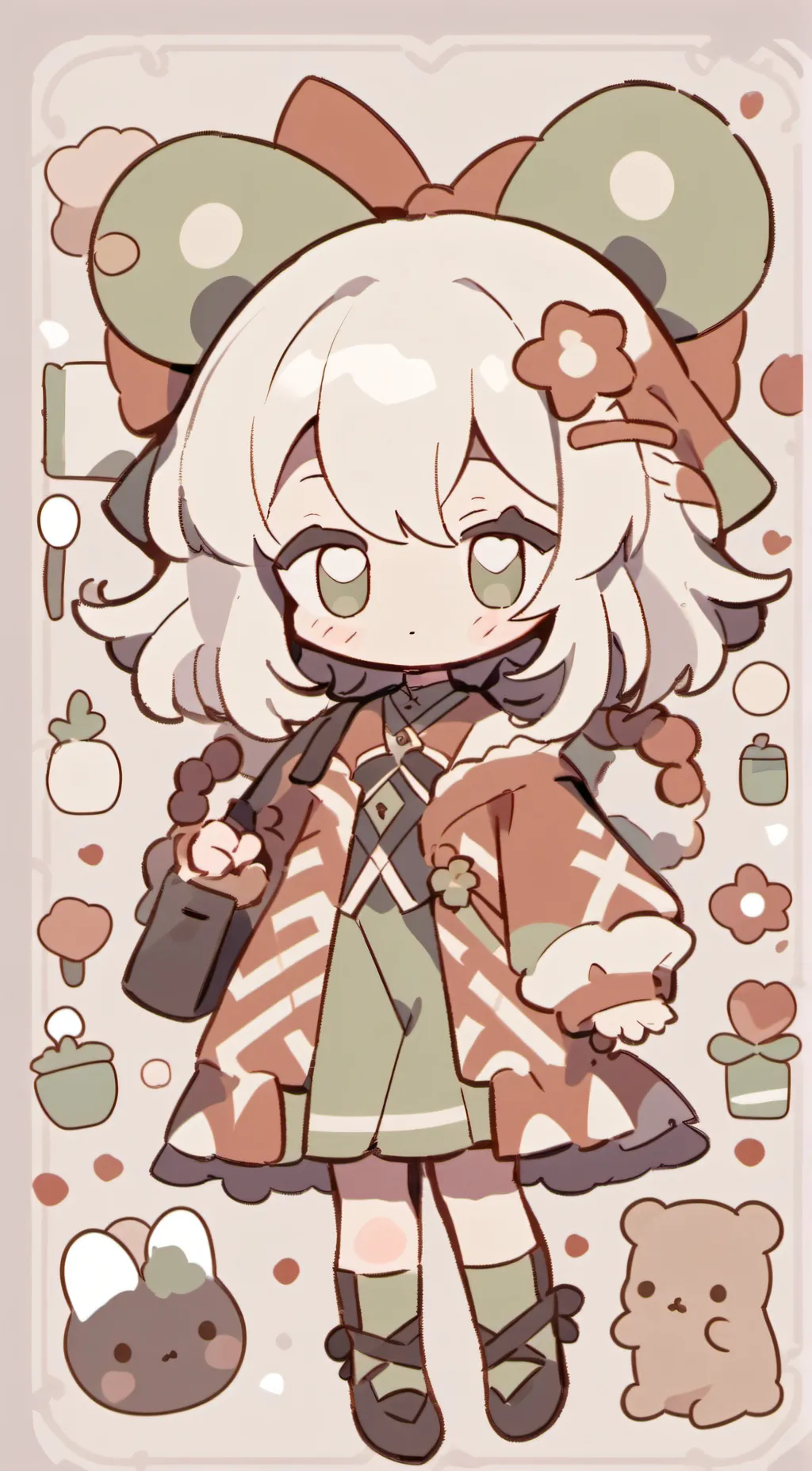 ai character: Reaction background