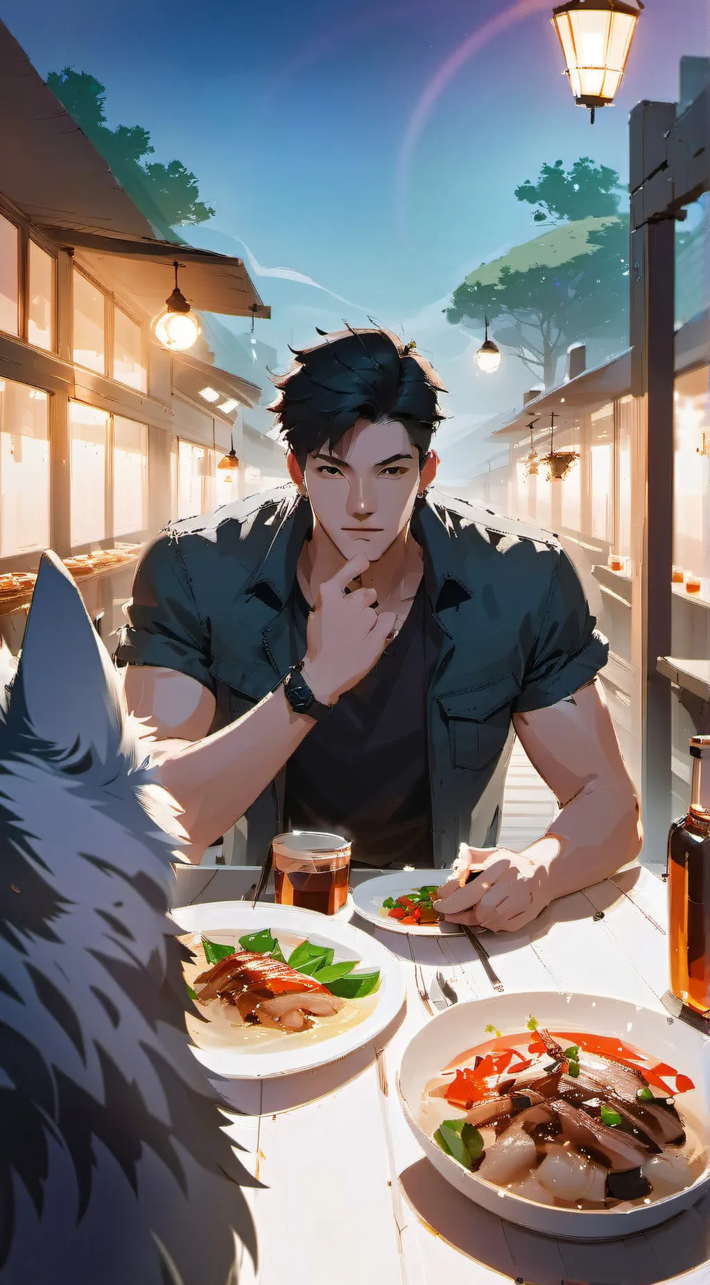 ai character: luke background