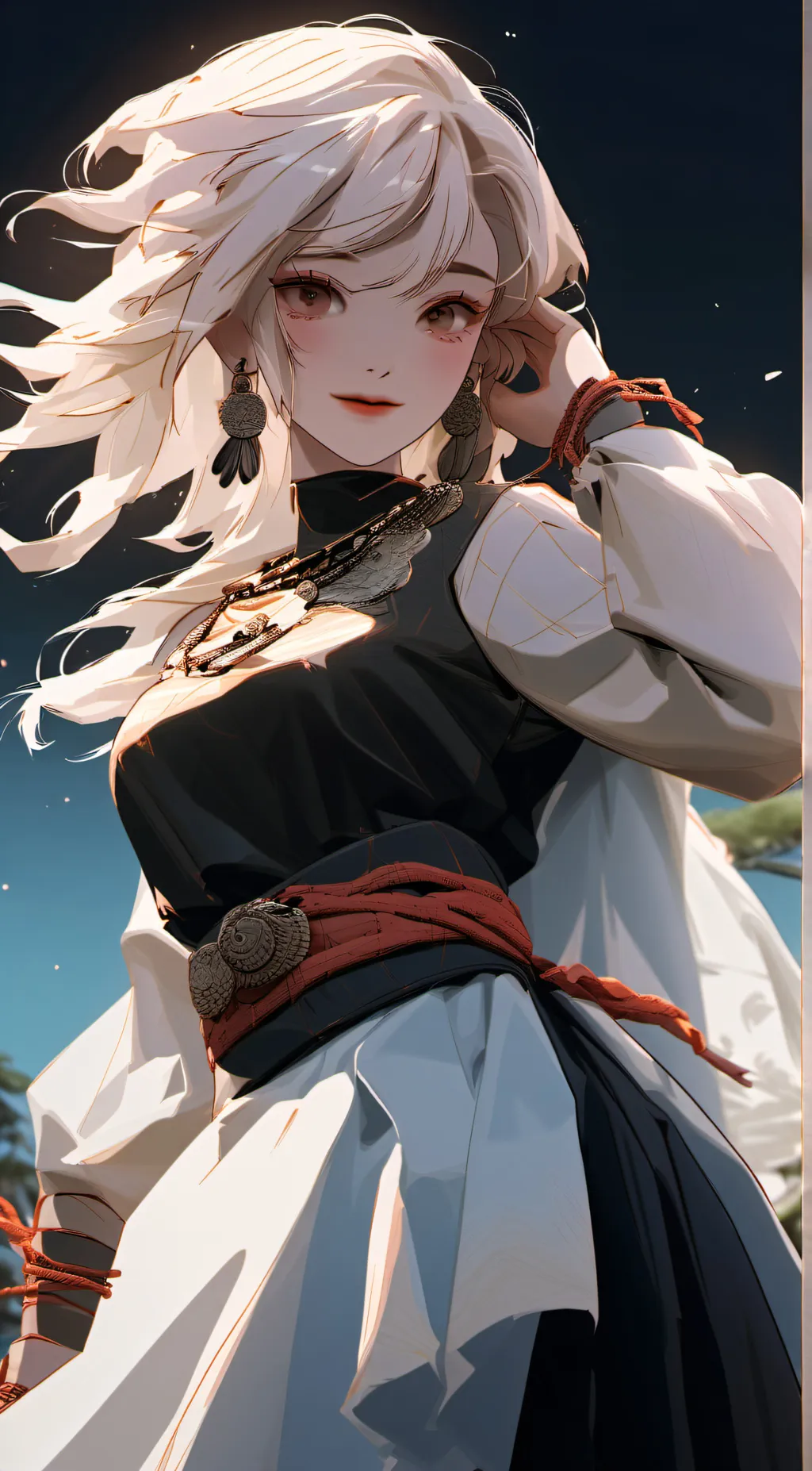 ai character: lily background