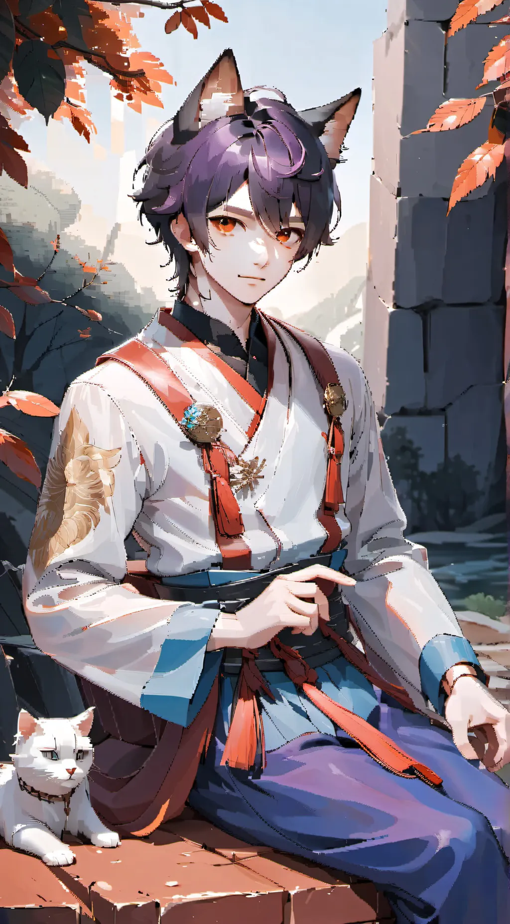 ai character: Catnap background