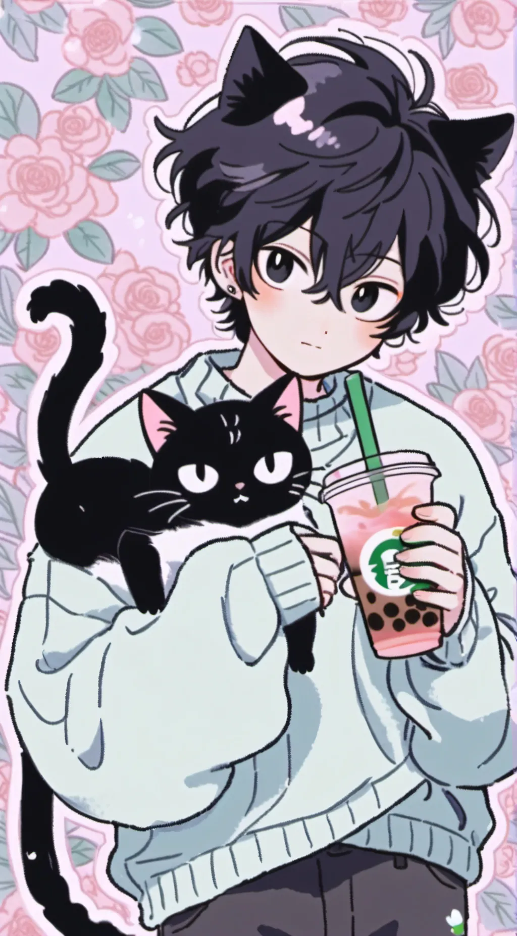 ai character: Ash background