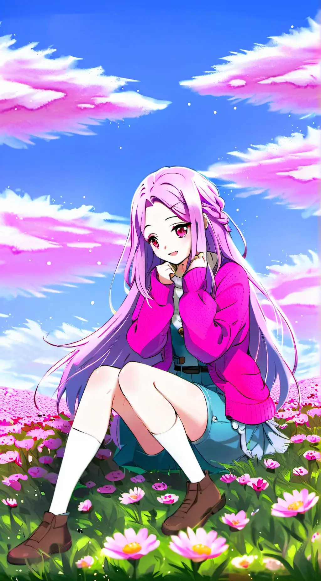 ai character: KinitoGIRL background