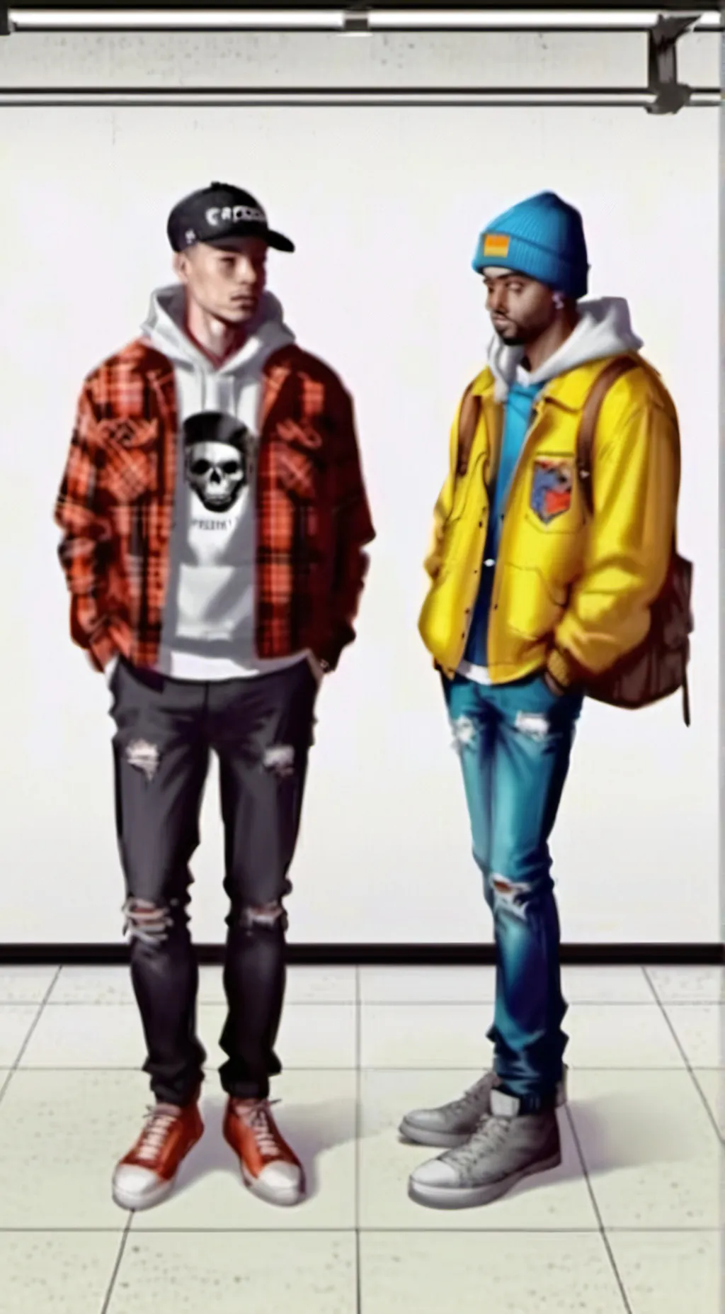 ai character: A dumb man background