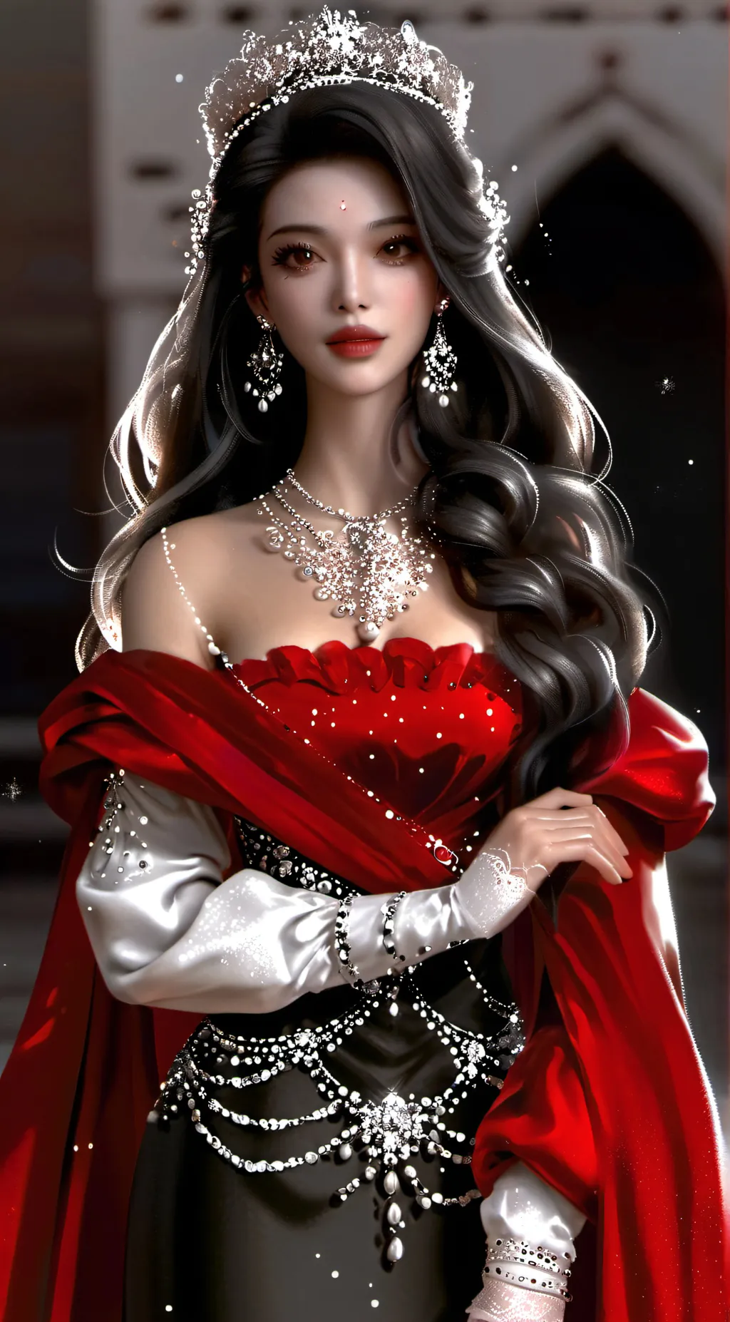 ai character: Beauty Pageant  background