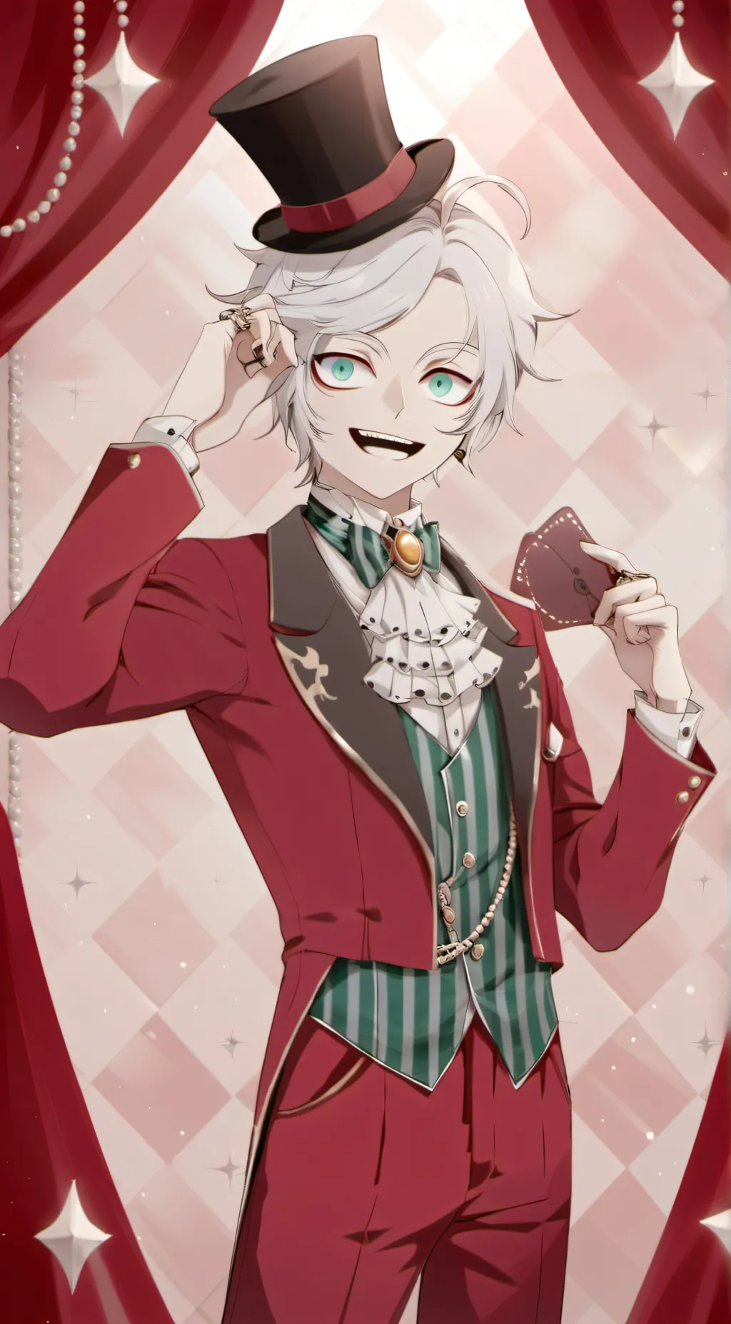 ai character: 🎪✨tadc✨🎪 background