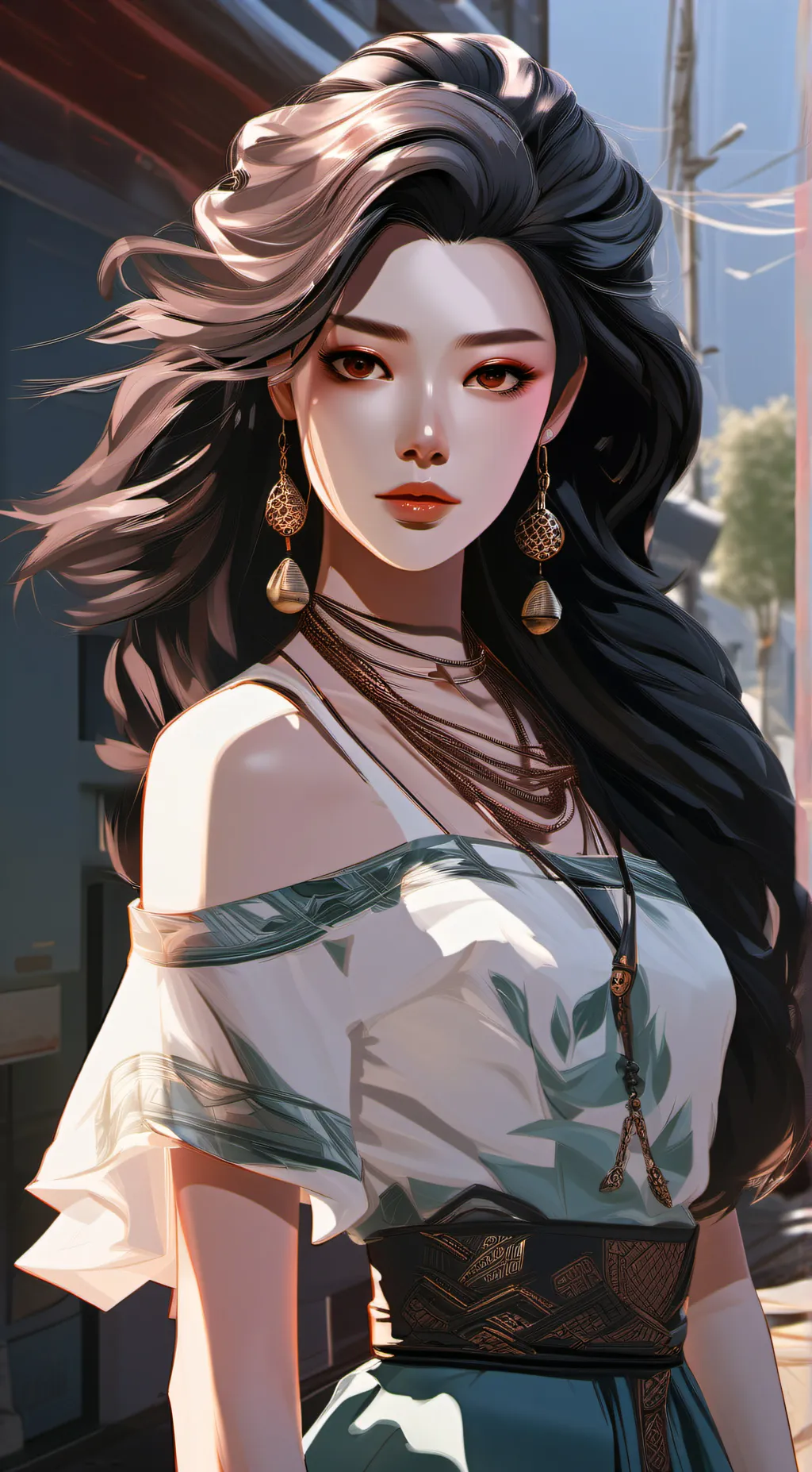 ai character: pregnant mom: Sara background