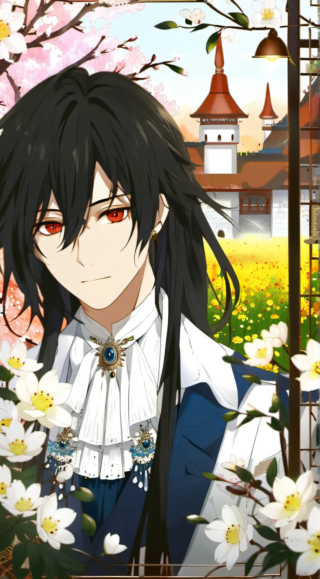 ai character: prince Edward  background