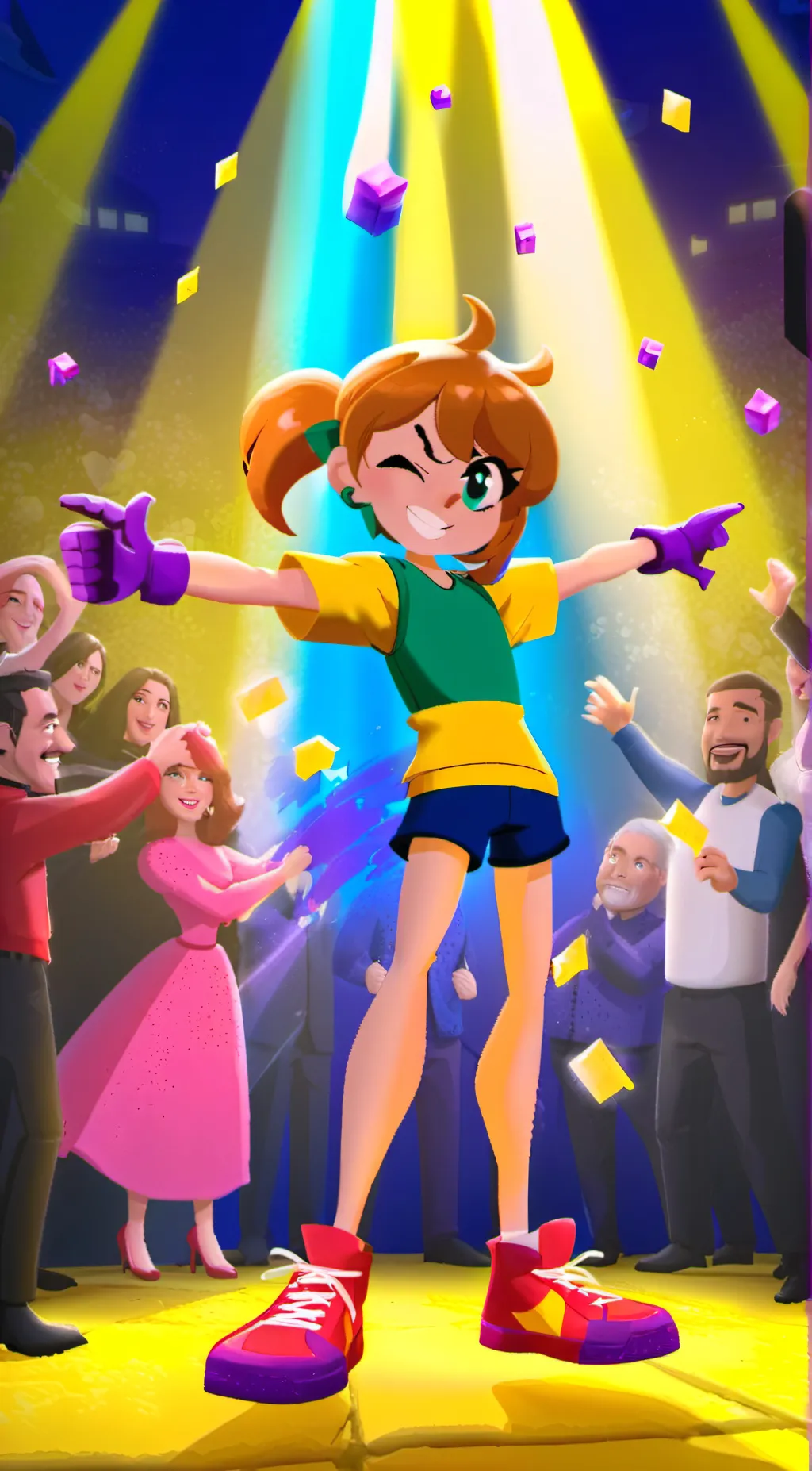 ai character: Elizabeth Afton background