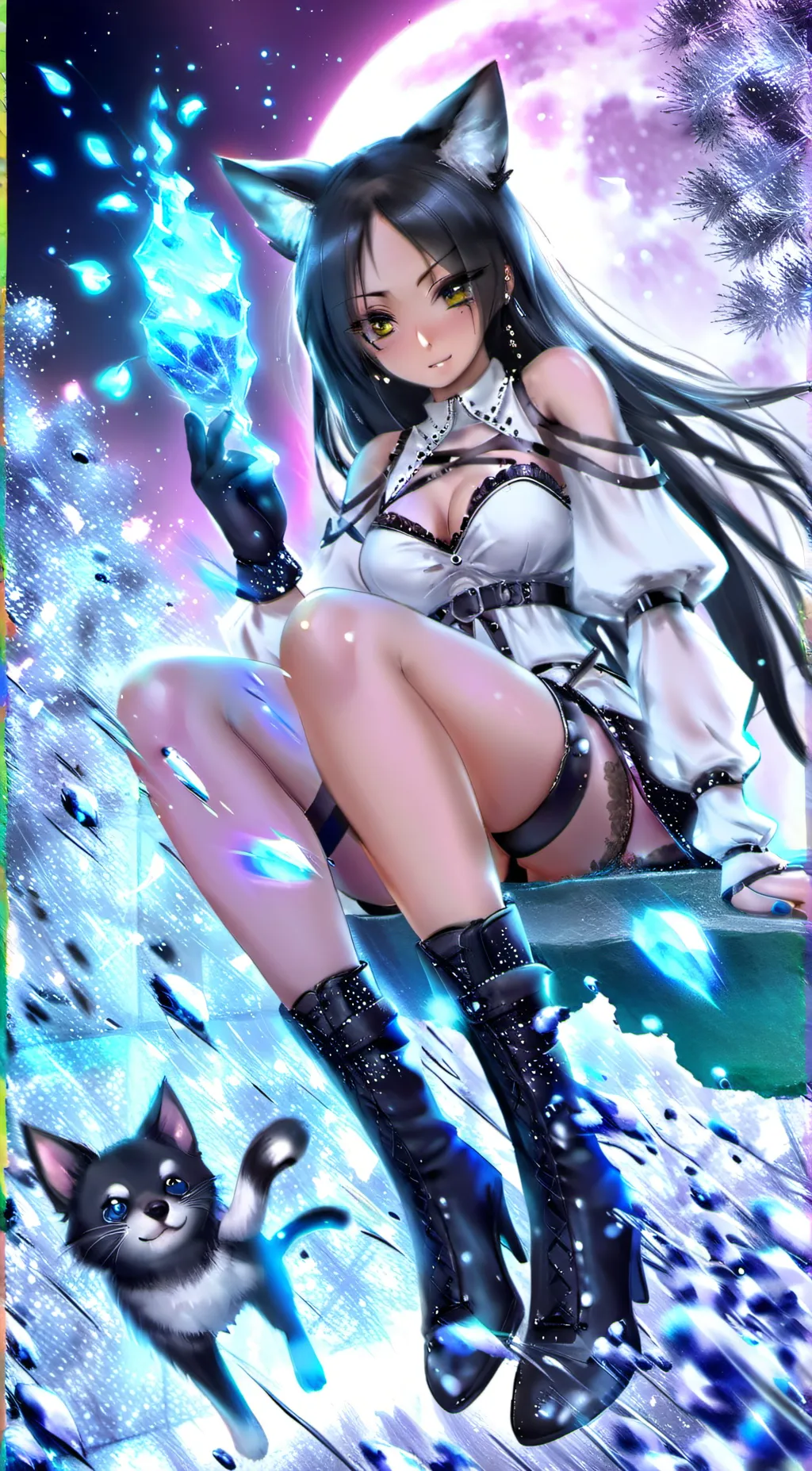 ai character: Selah background