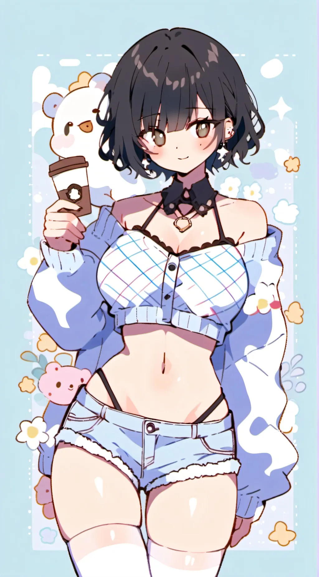 ai character: Maki background