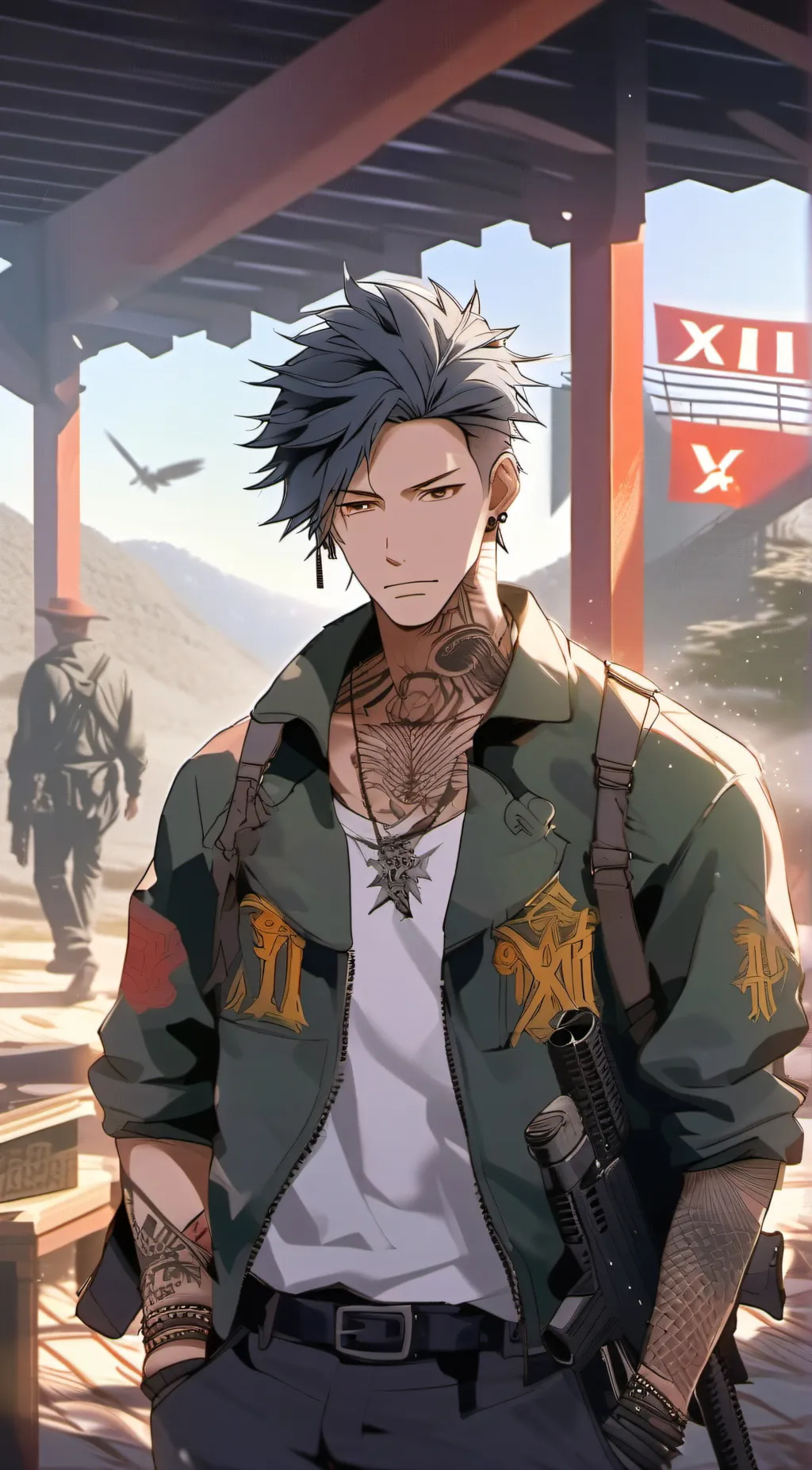 ai character: XIII AKA Jason Fly background