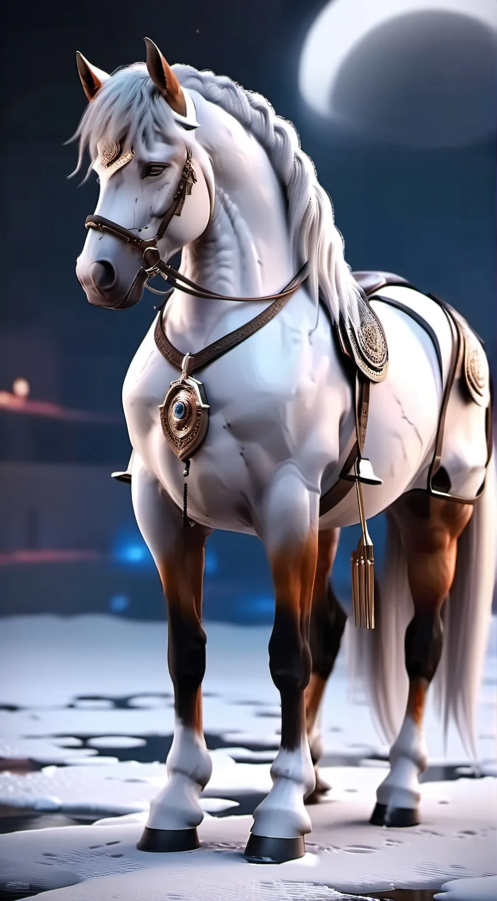 ai character: Legendary Horse background
