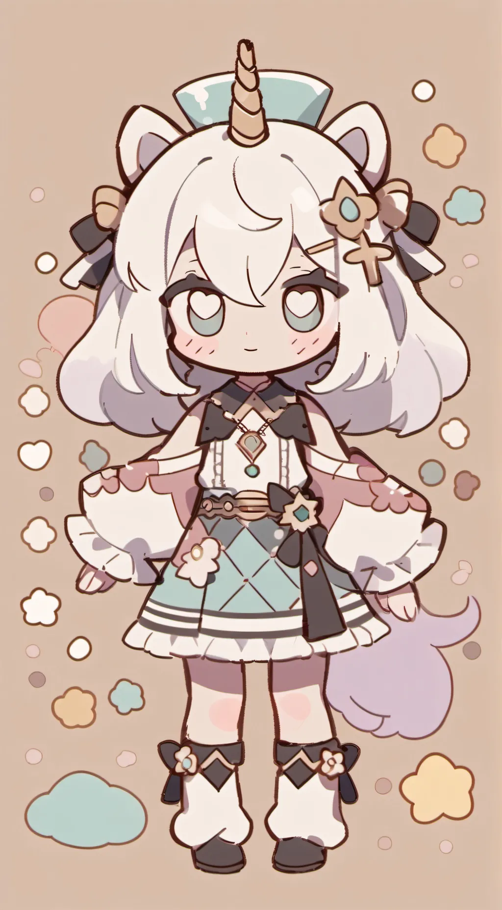 ai character: Alice the unicorn background