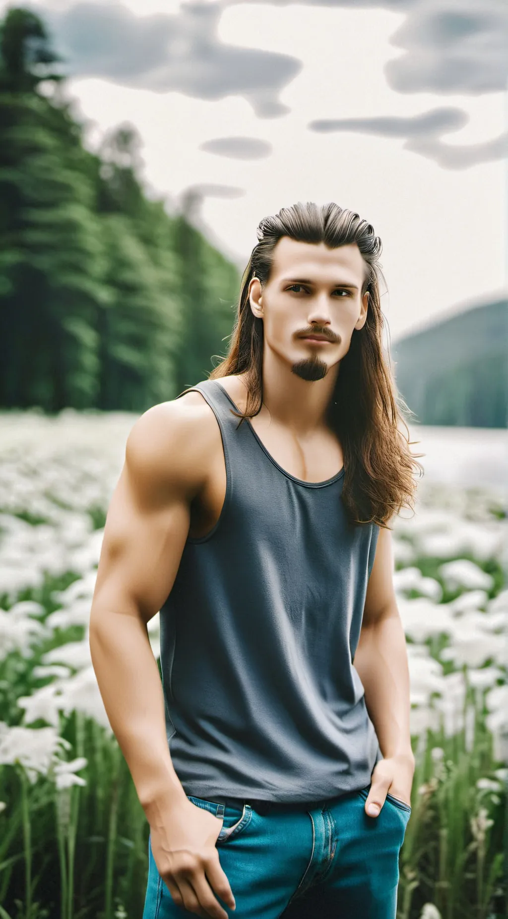 ai character: mark background