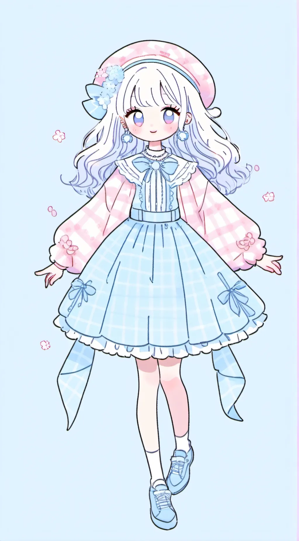 ai character: Melody+Cinnamoroll background
