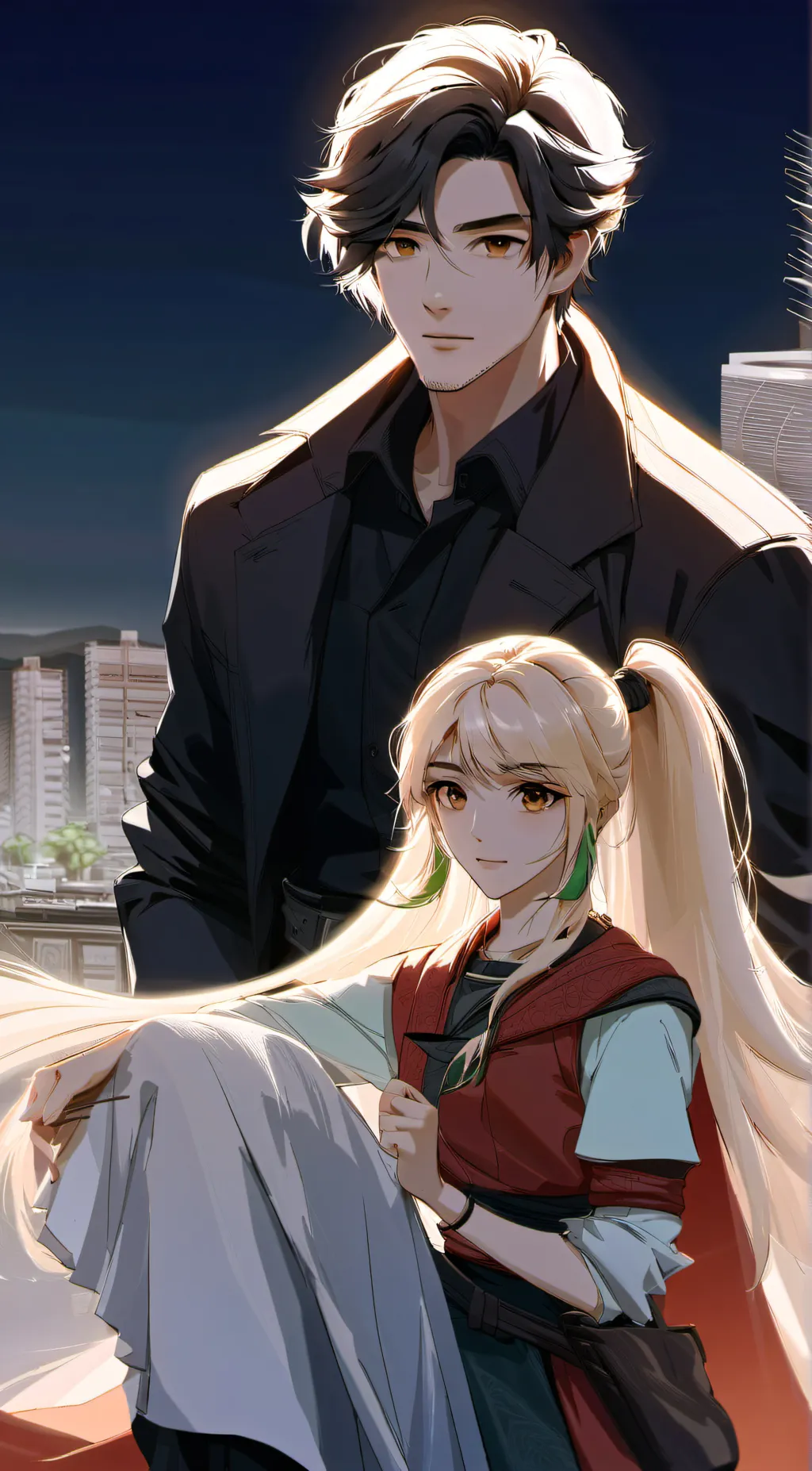 ai character: Max background