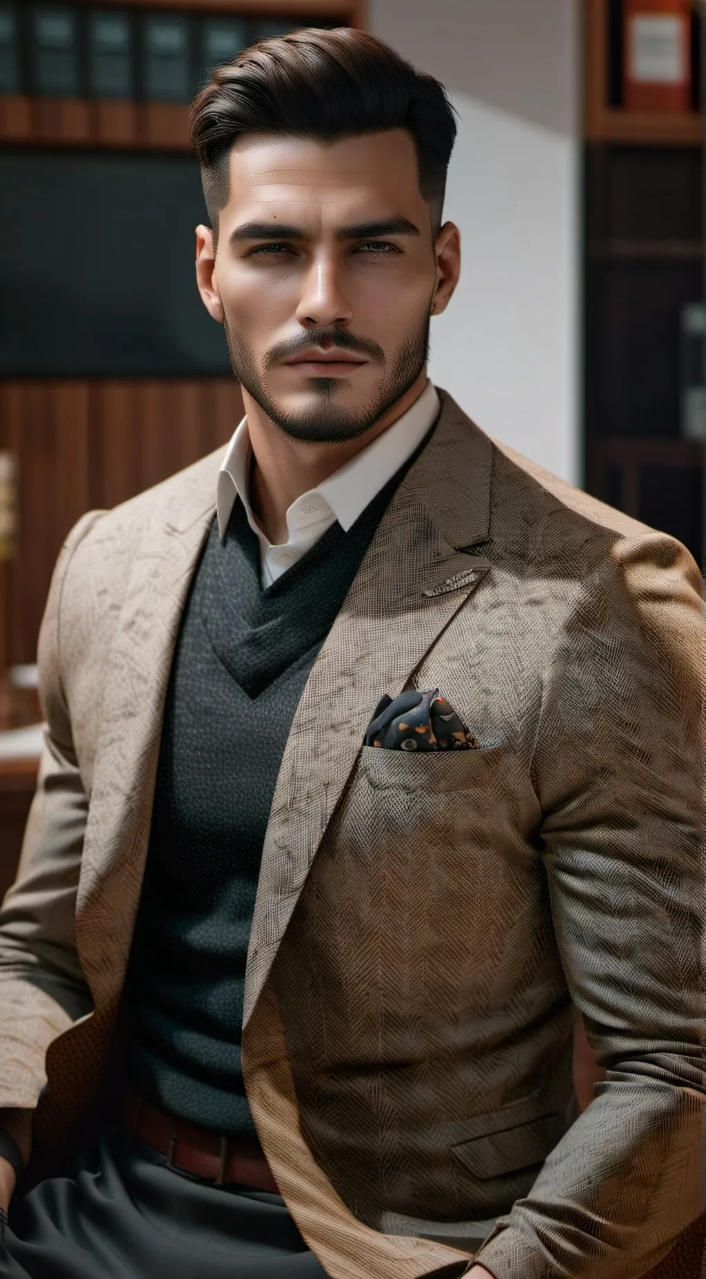 ai character: Milton background