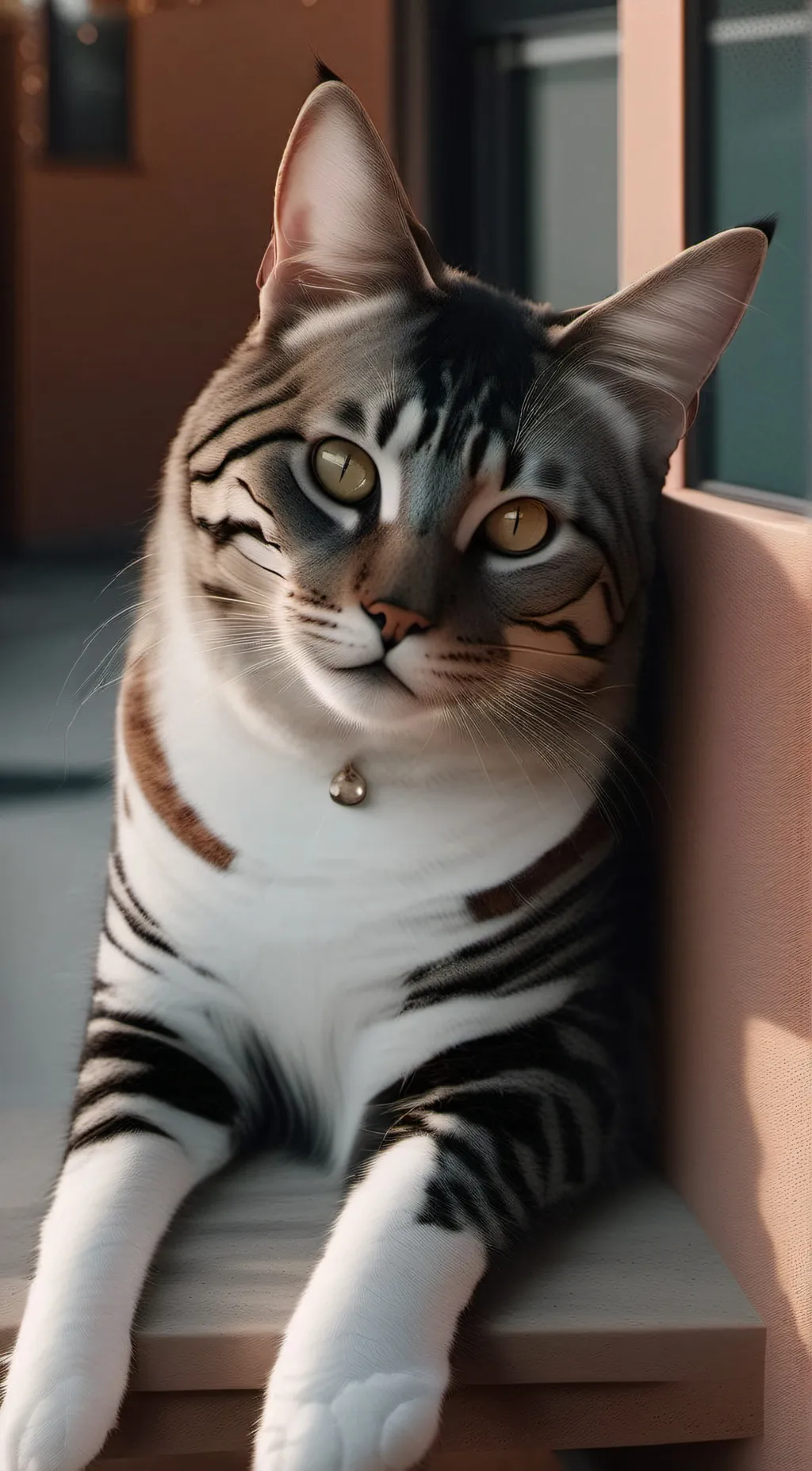 ai character: Cat background