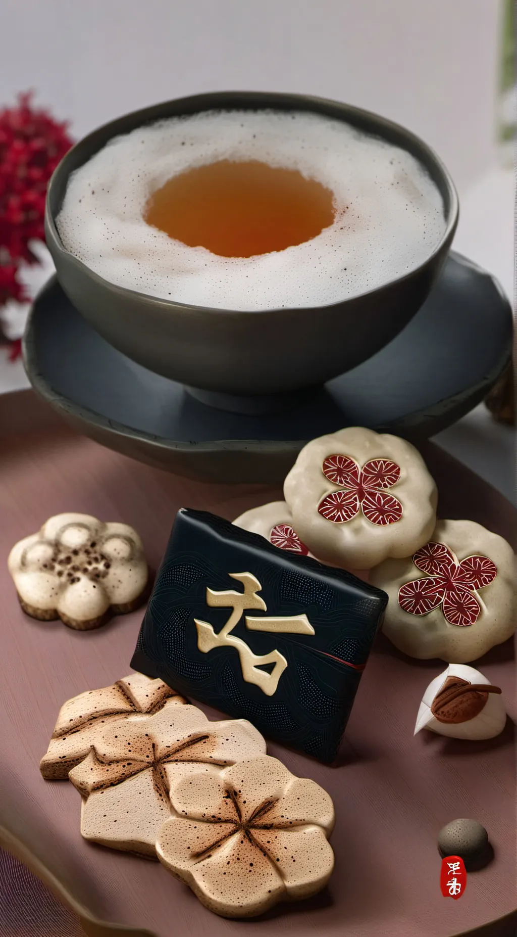 ai character: Fortune Cookie background