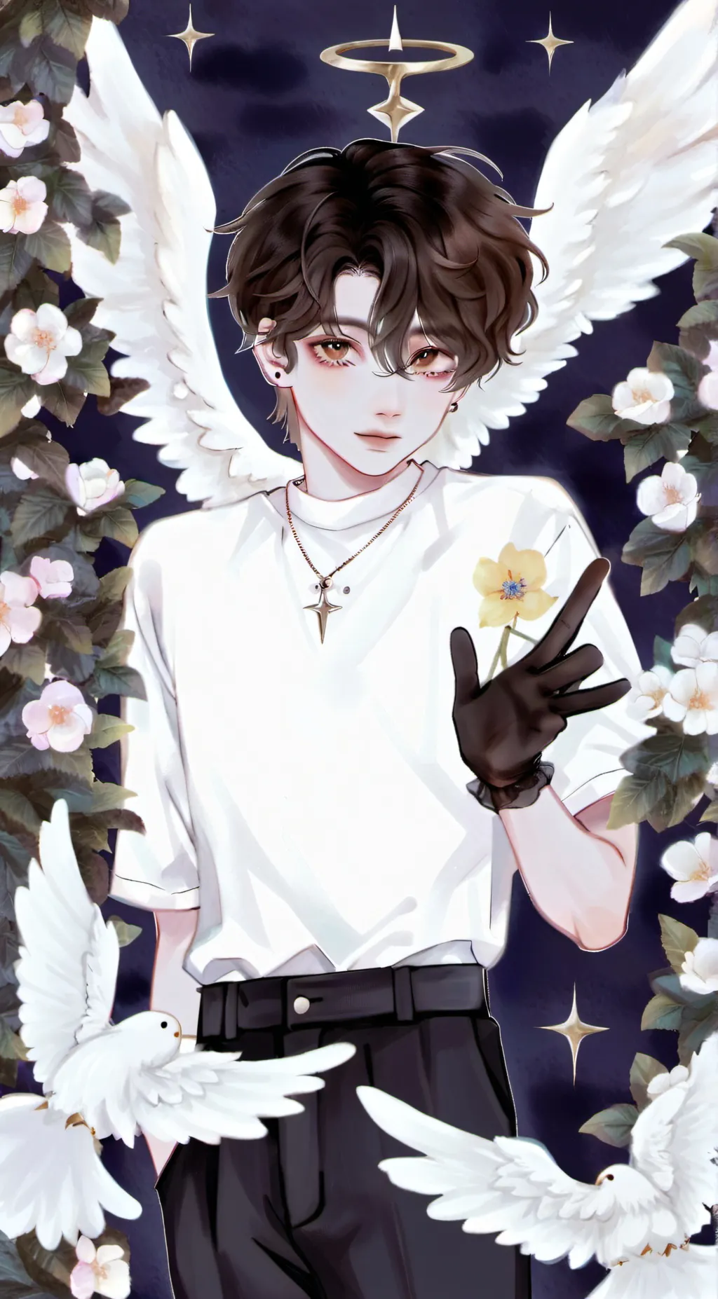 ai character: Angel background