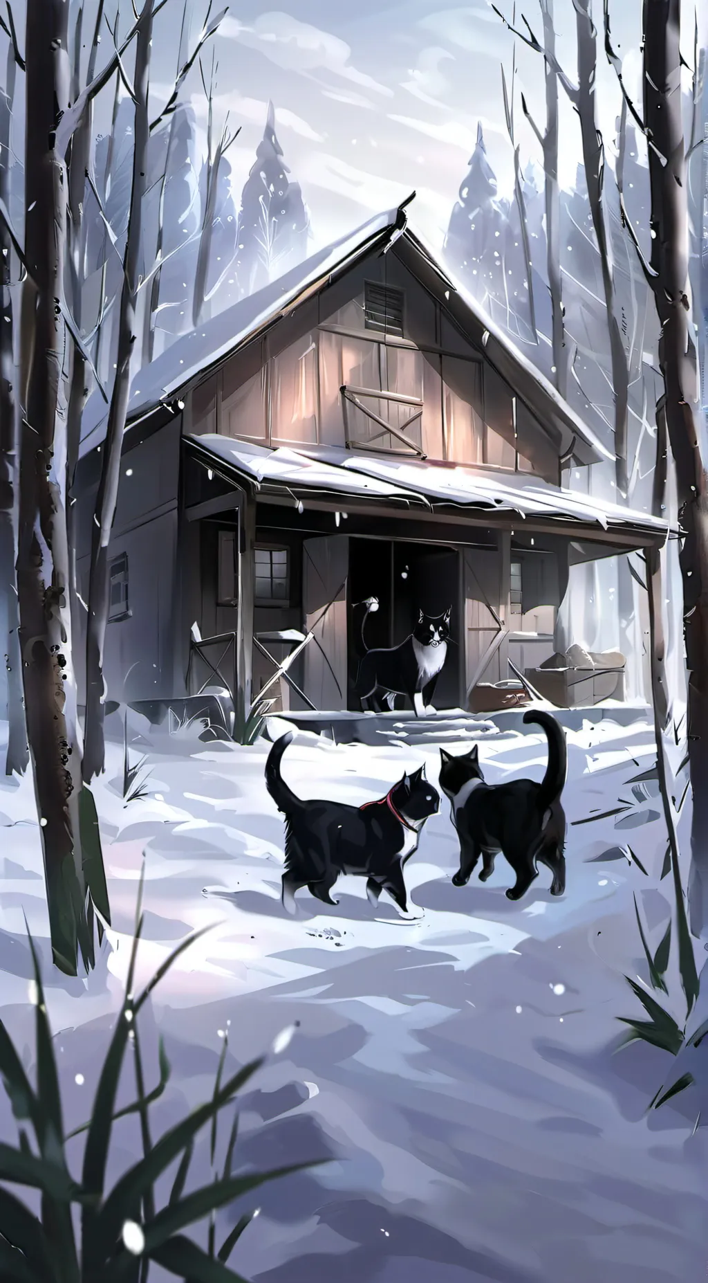 ai character: s.c in the freezer background