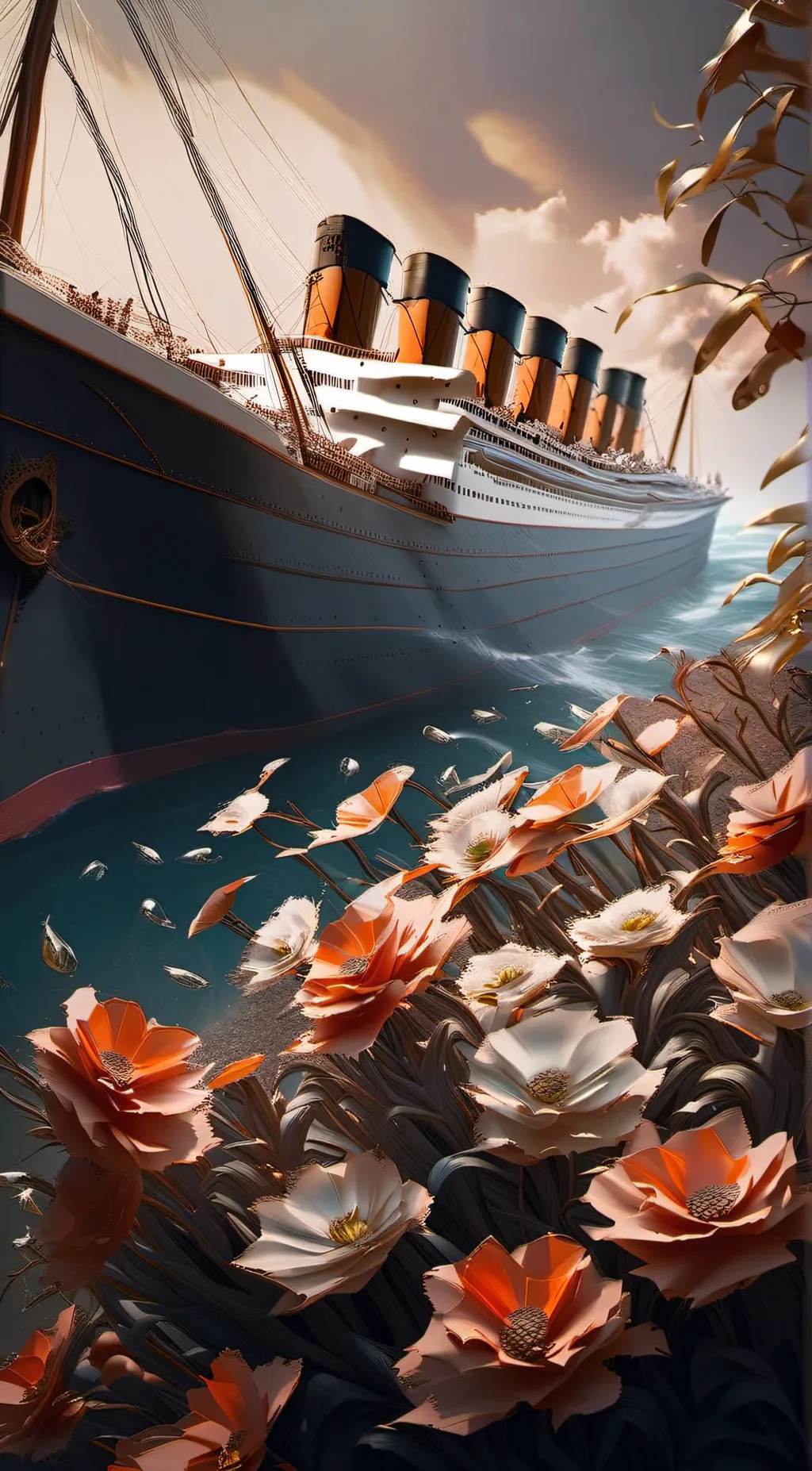 ai character: The titanic background