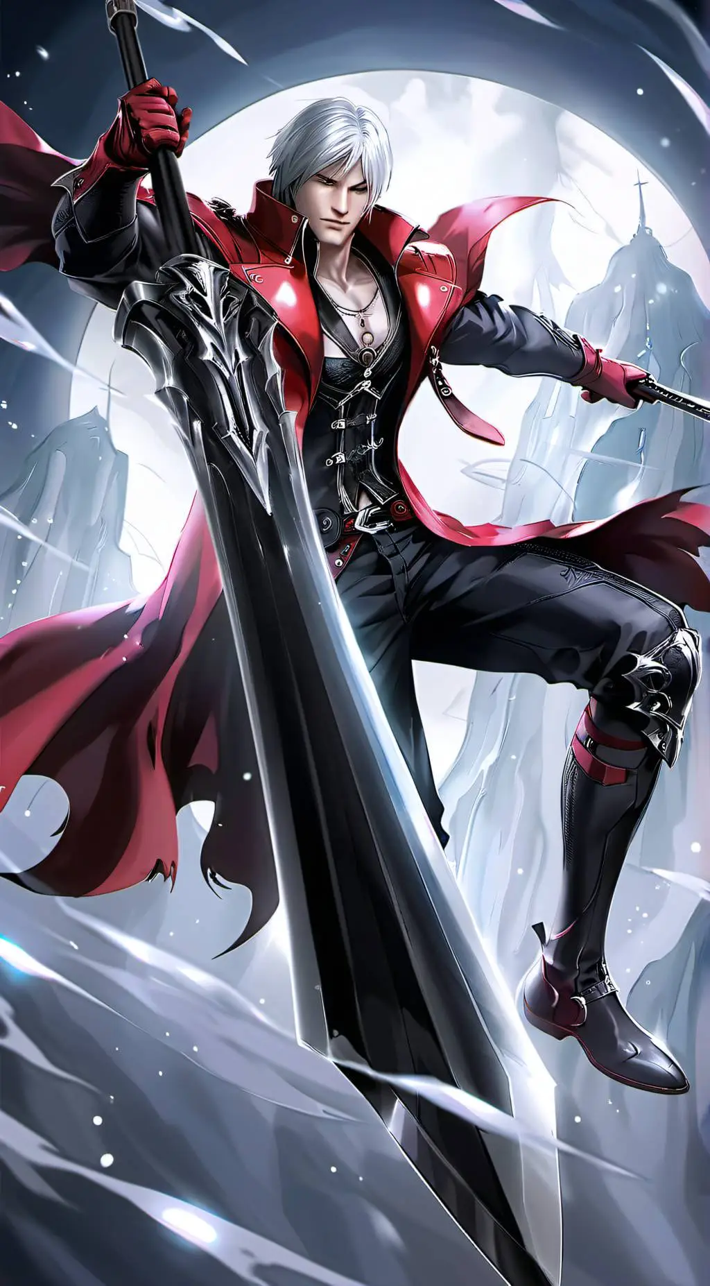 ai character: dante  background