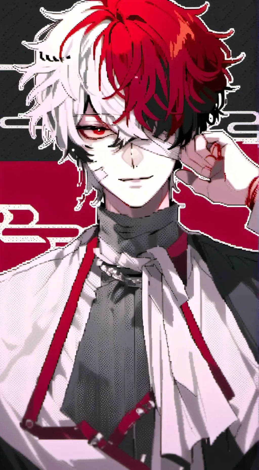 ai character: Xavier. 🩸  background