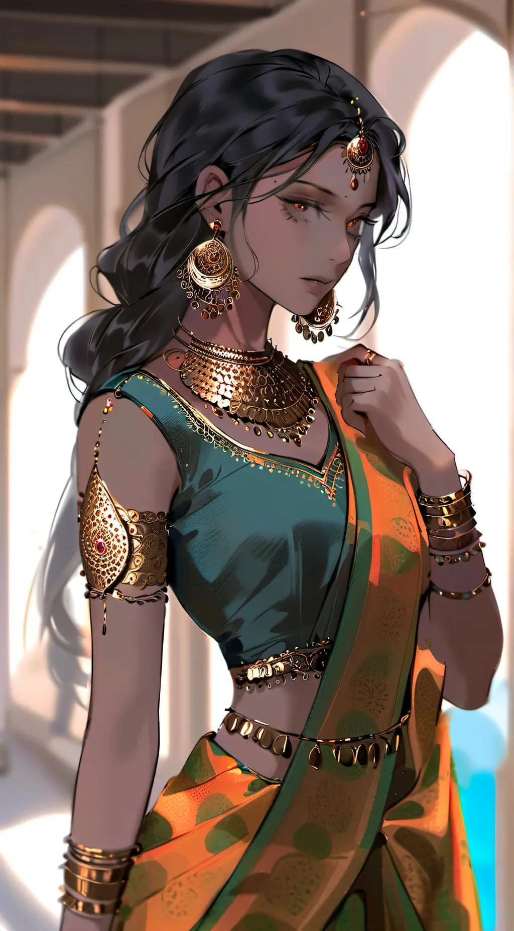 ai character: Zita  background