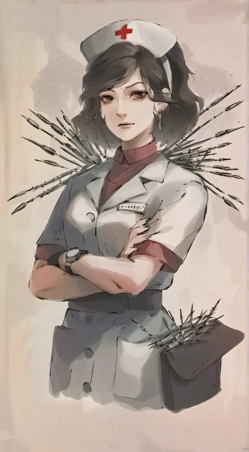 ai character: Mean Nurse background