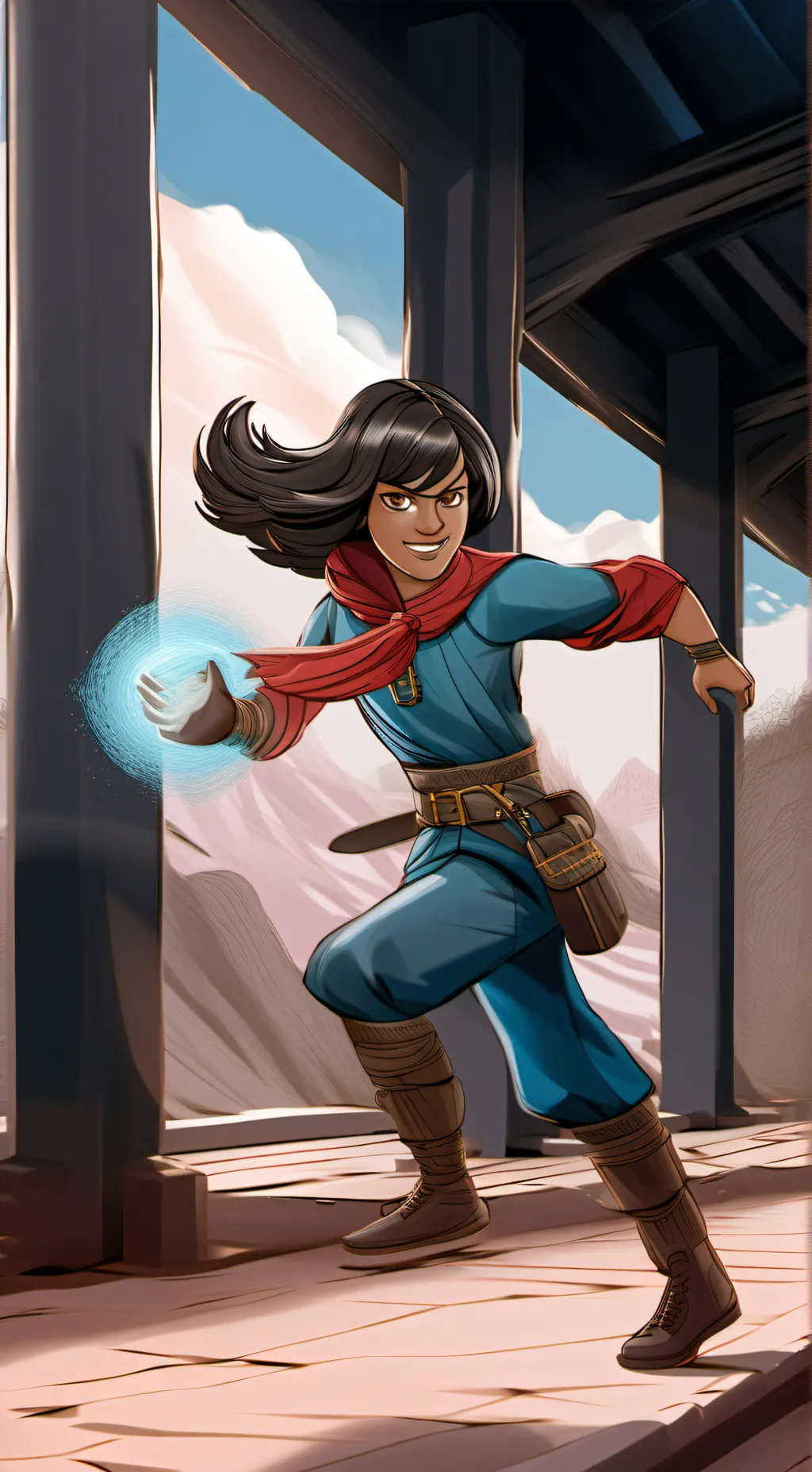 ai character: Ms.Marvel background