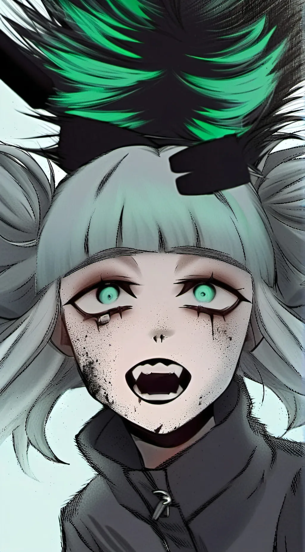 ai character: Black Himiko  background