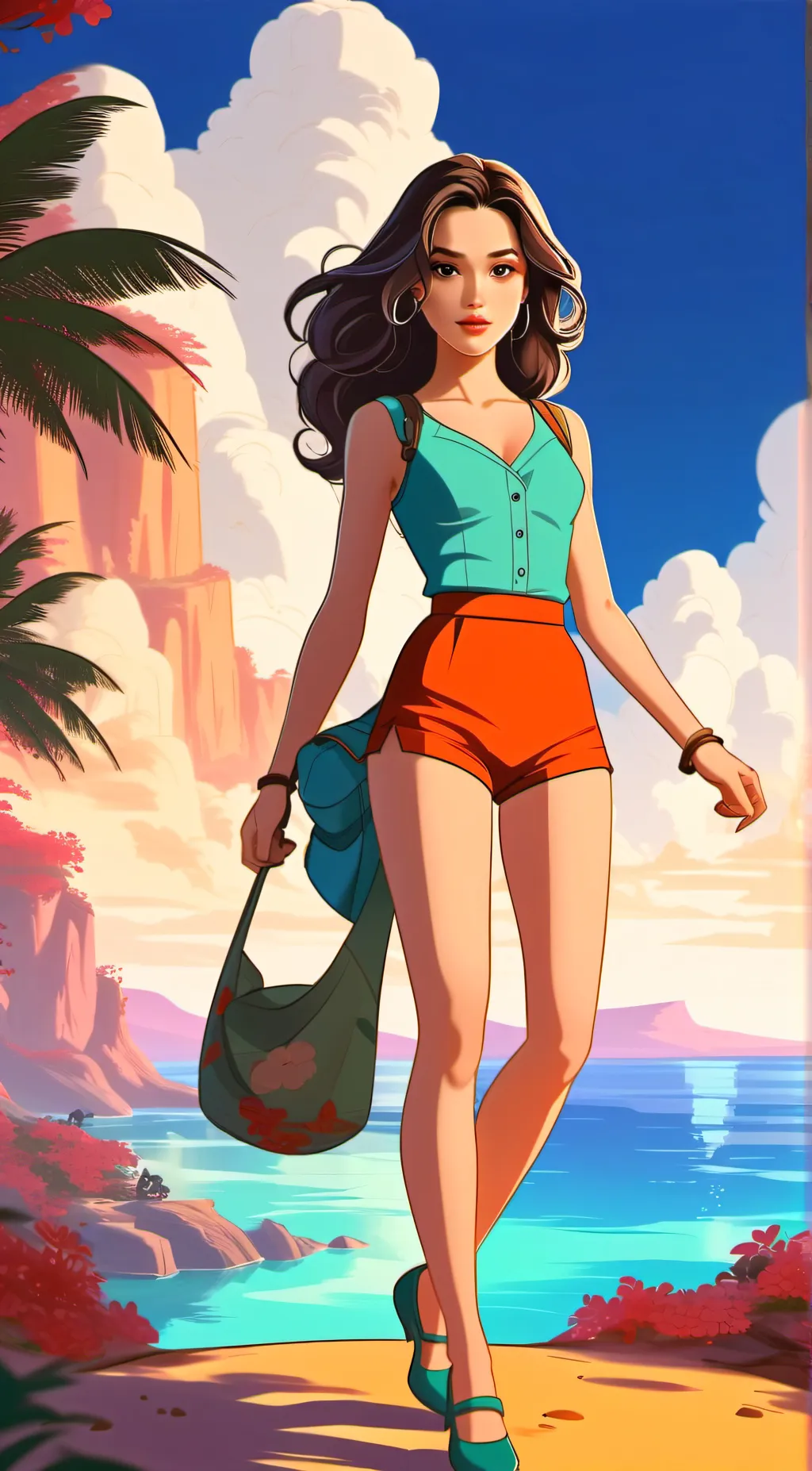 ai character: Mandy  background