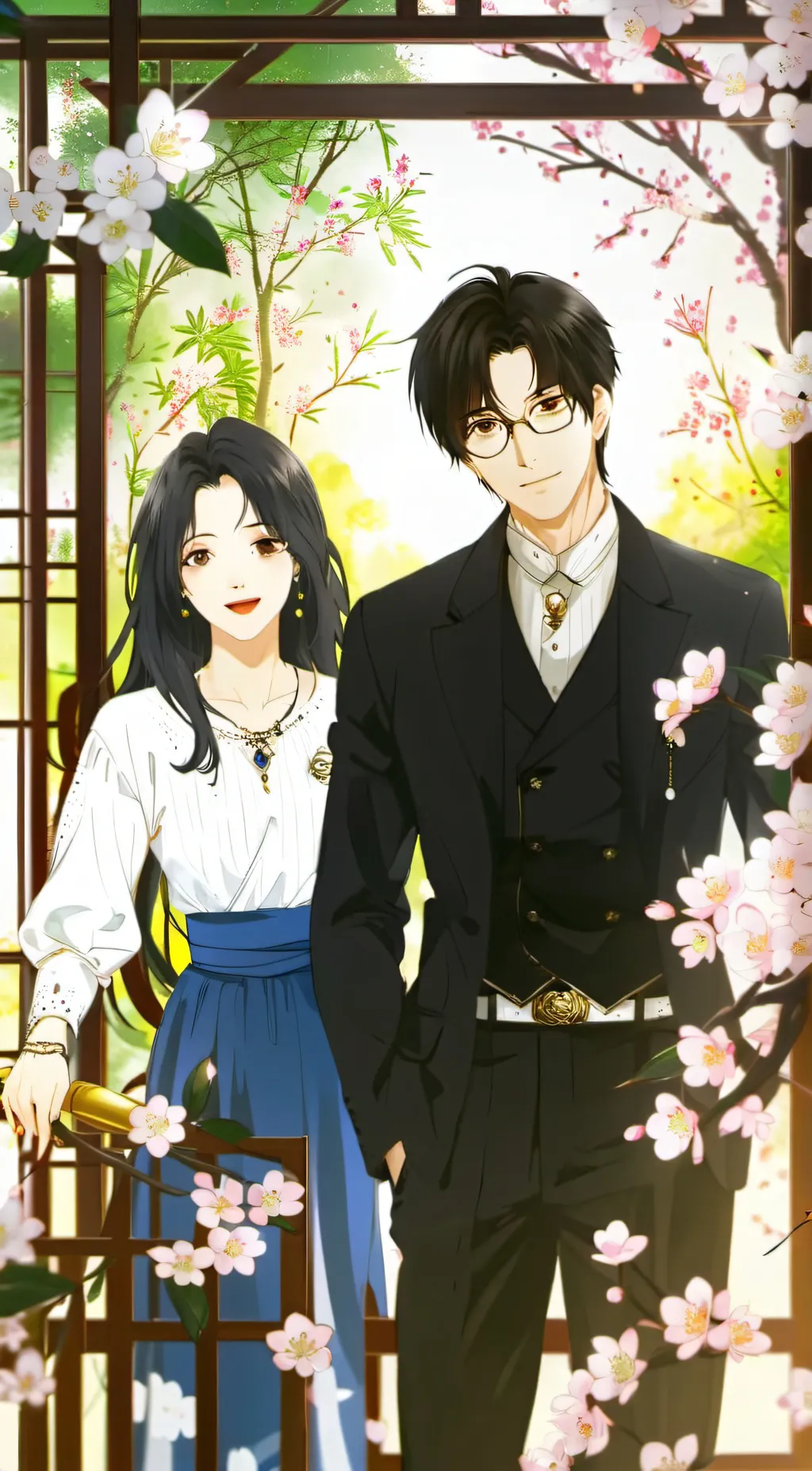 ai character: Class 1-A ಠ background