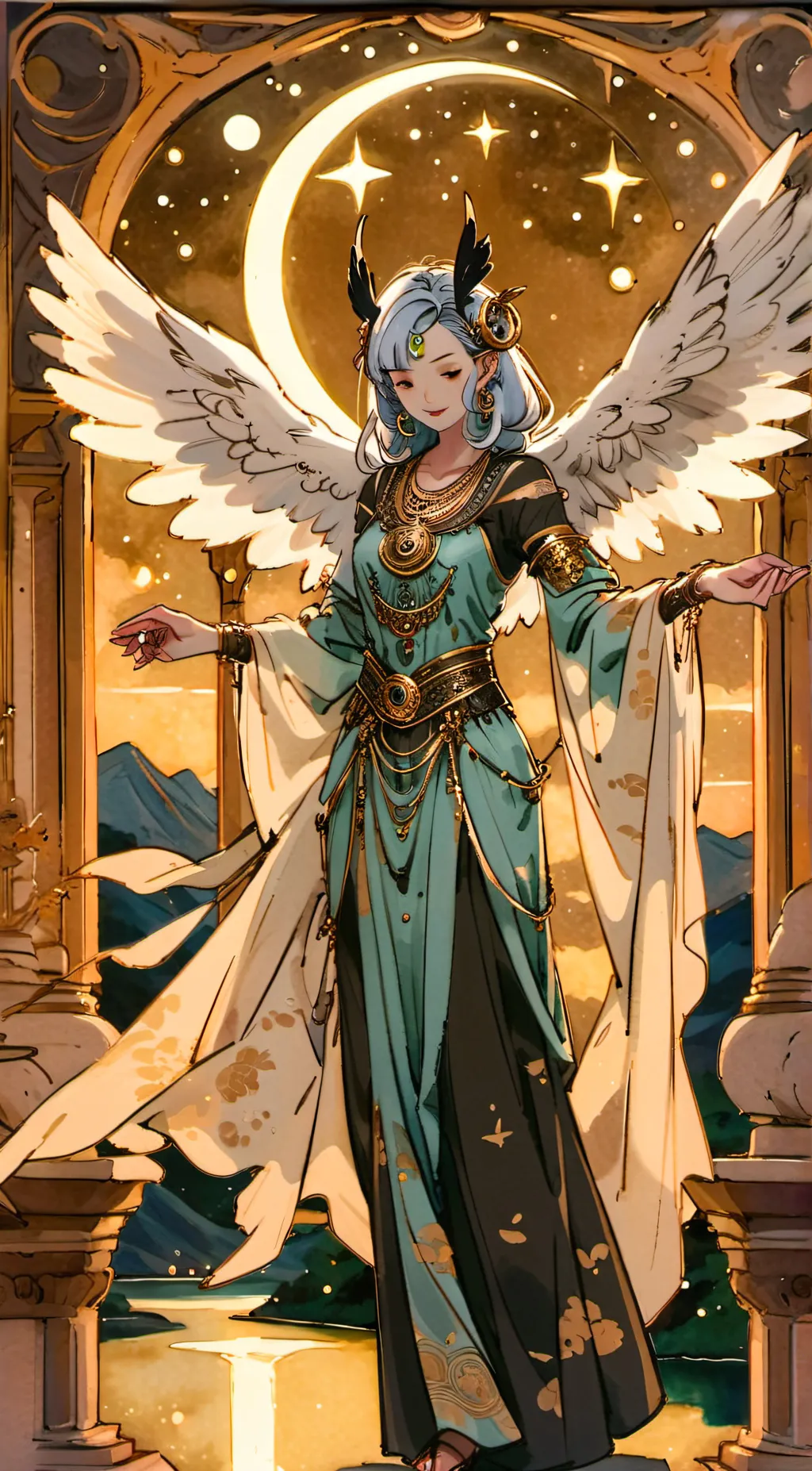 ai character: Elara background