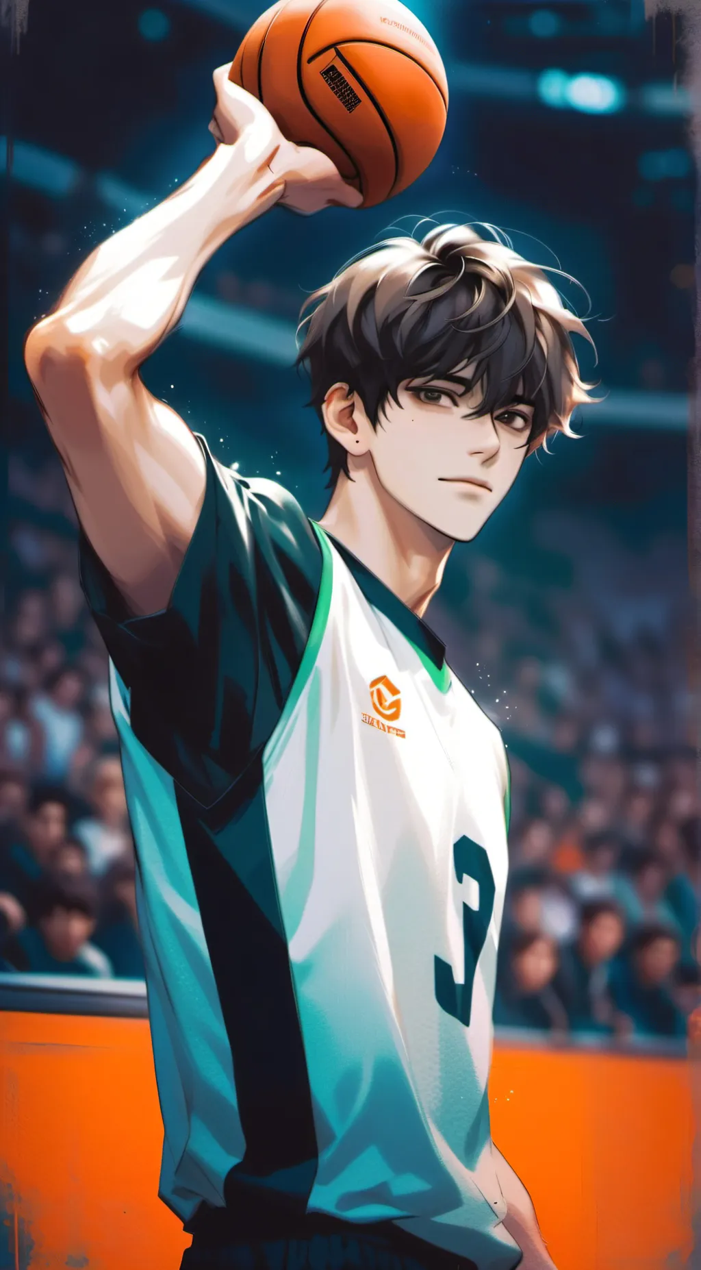 ai character: Adrian  background