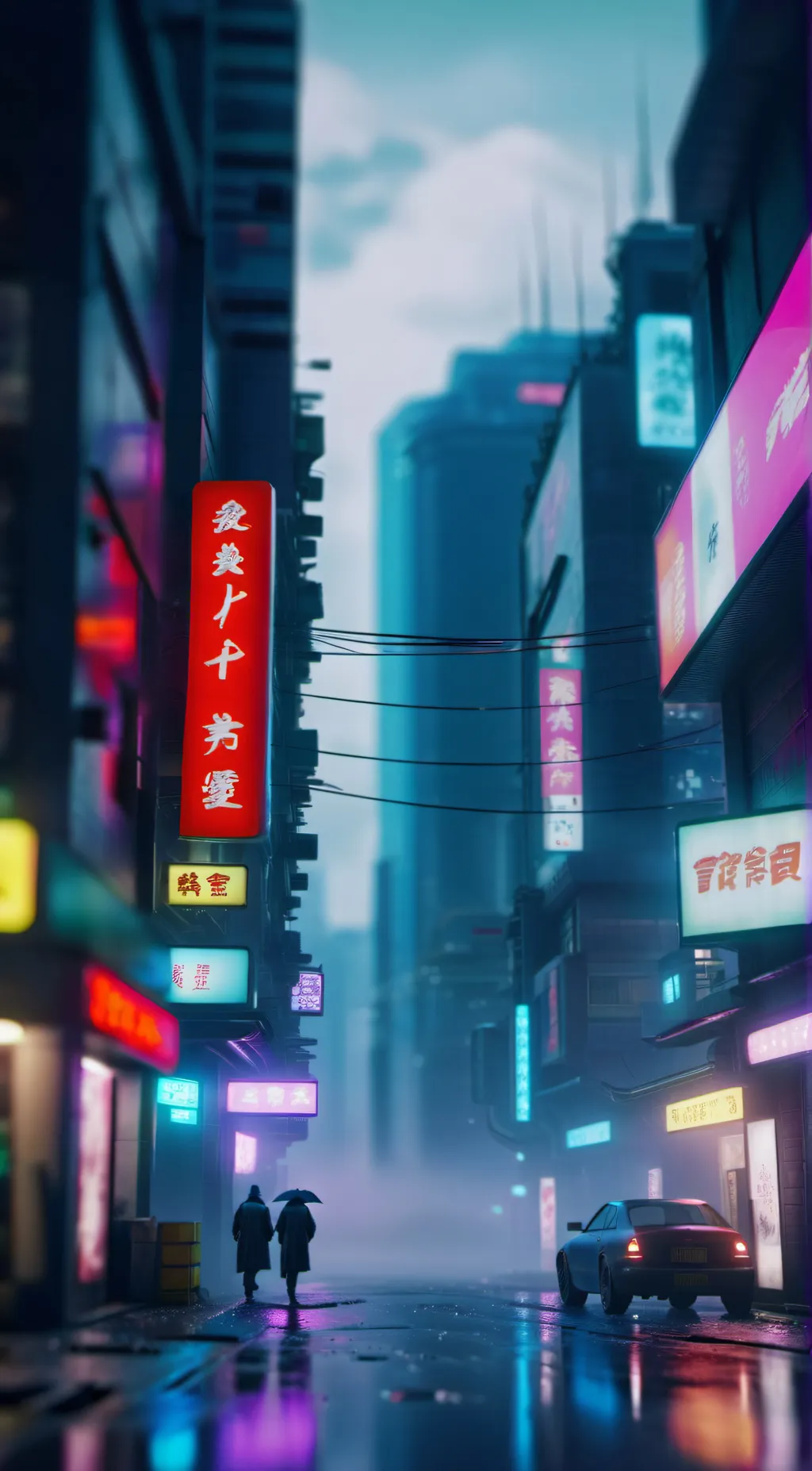 ai character: Night City background