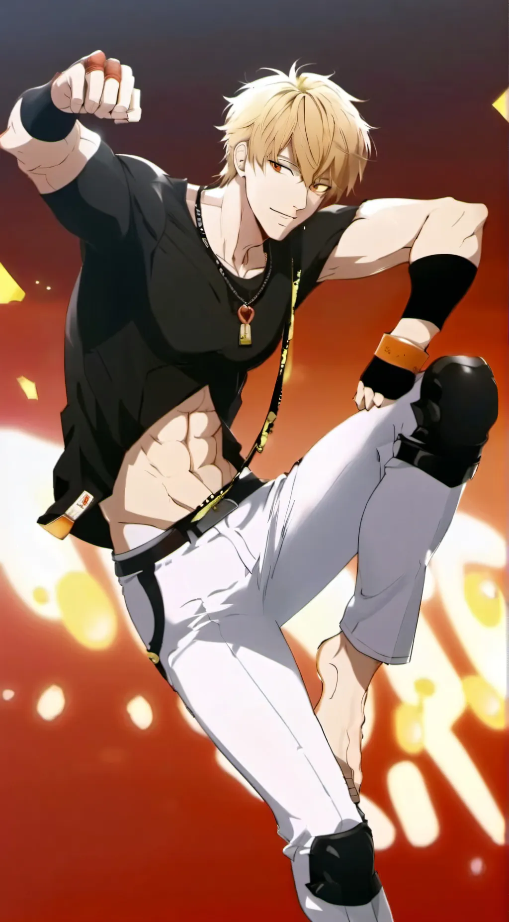 ai character: Bakugo katsuki background