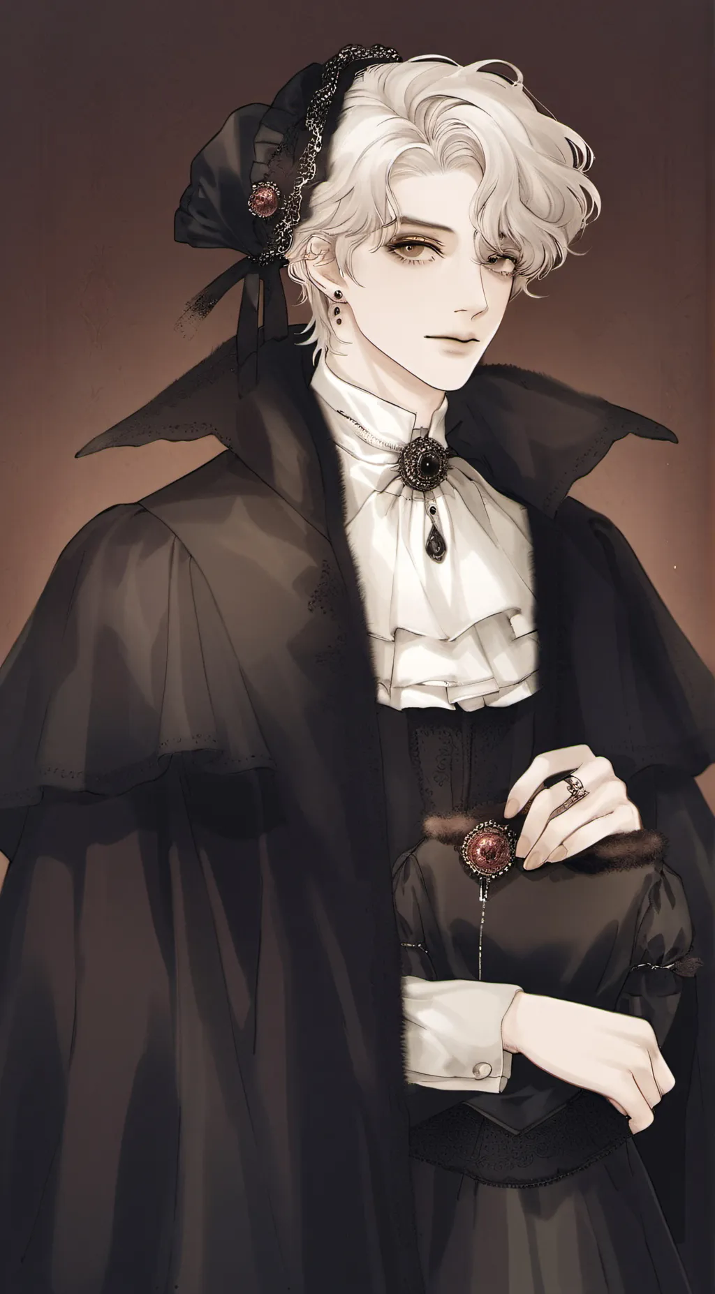 ai character: kofe drakula background