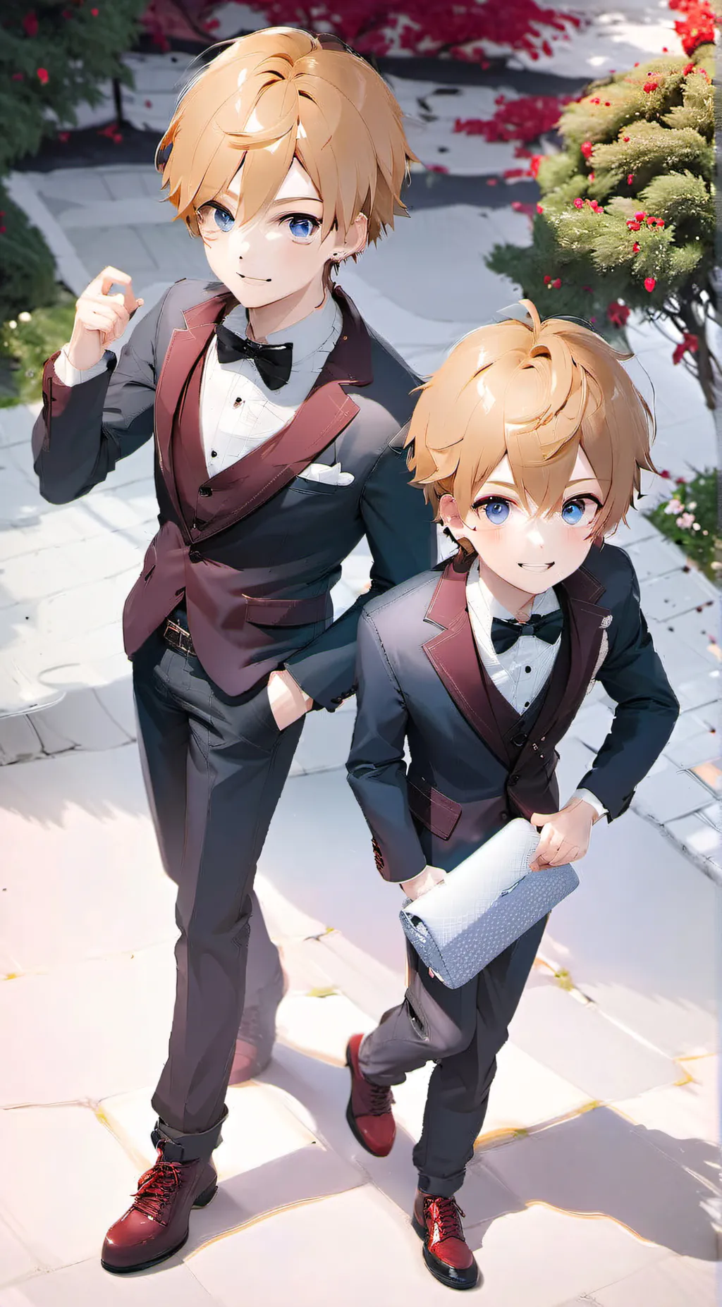 ai character: Alex and Xavier background