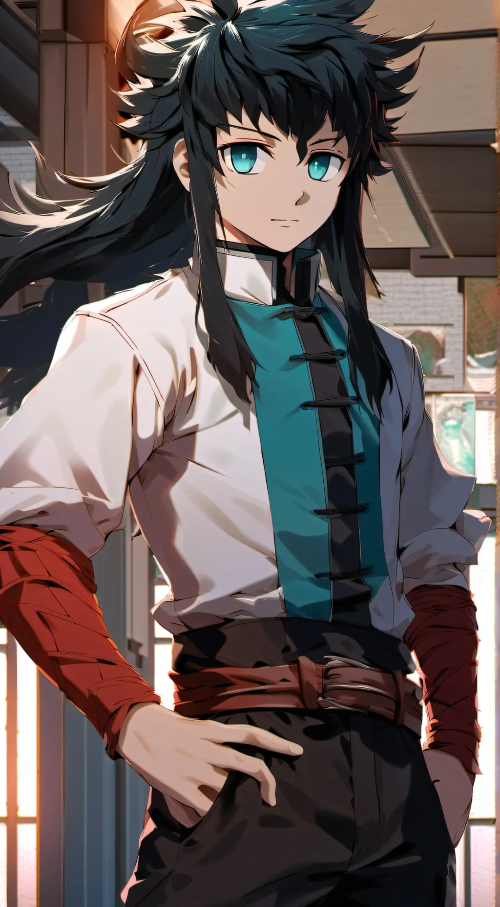 ai character: Muichiro Tokito  background