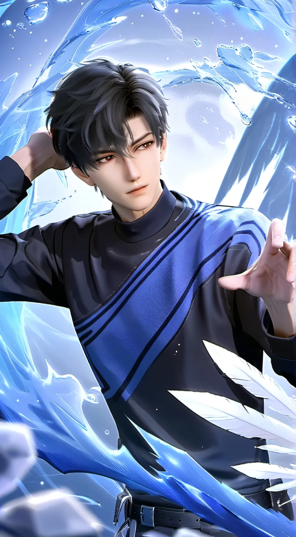 ai character: Michle Park background