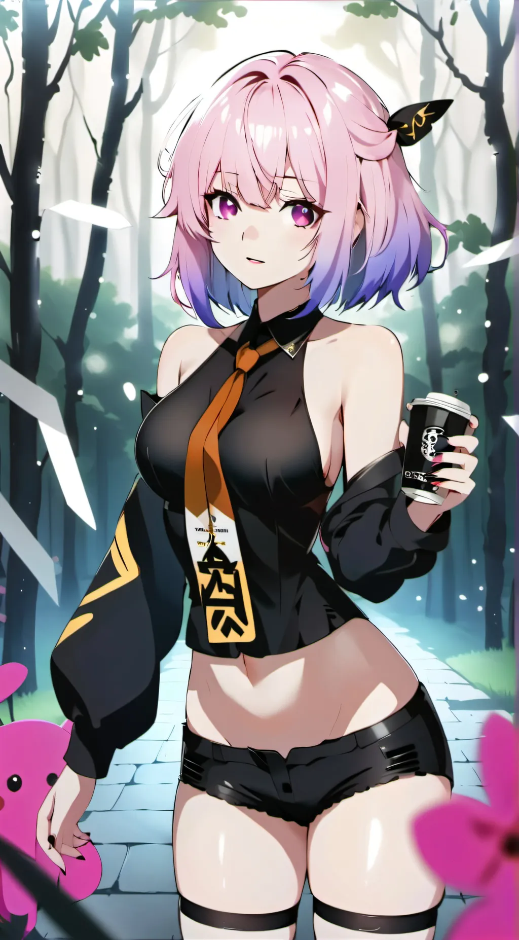 ai character: Kirby background