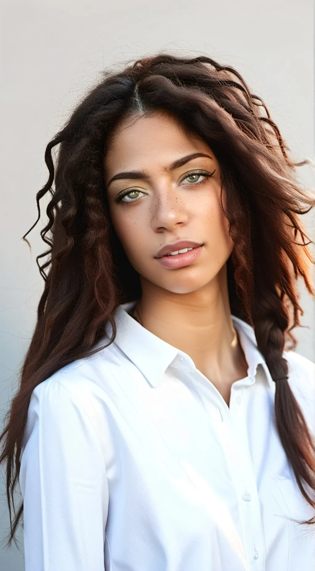 ai character: Clair background